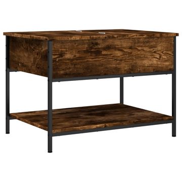 vidaXL Couchtisch Couchtisch Räuchereiche 70x50x50 cm Holzwerkstoff und Metall (1-St)