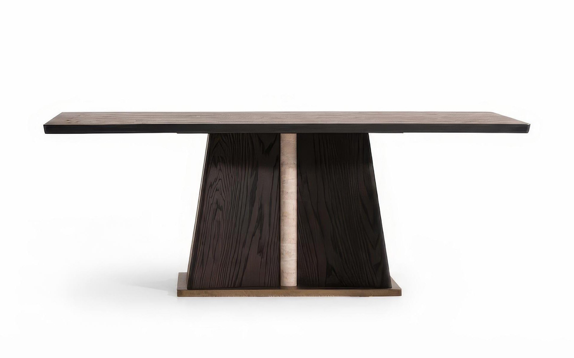 Xlmoebel Säulen-Esstisch Esstisch Modern Schwarz Luxus Design Kuechentisch Holztisch
