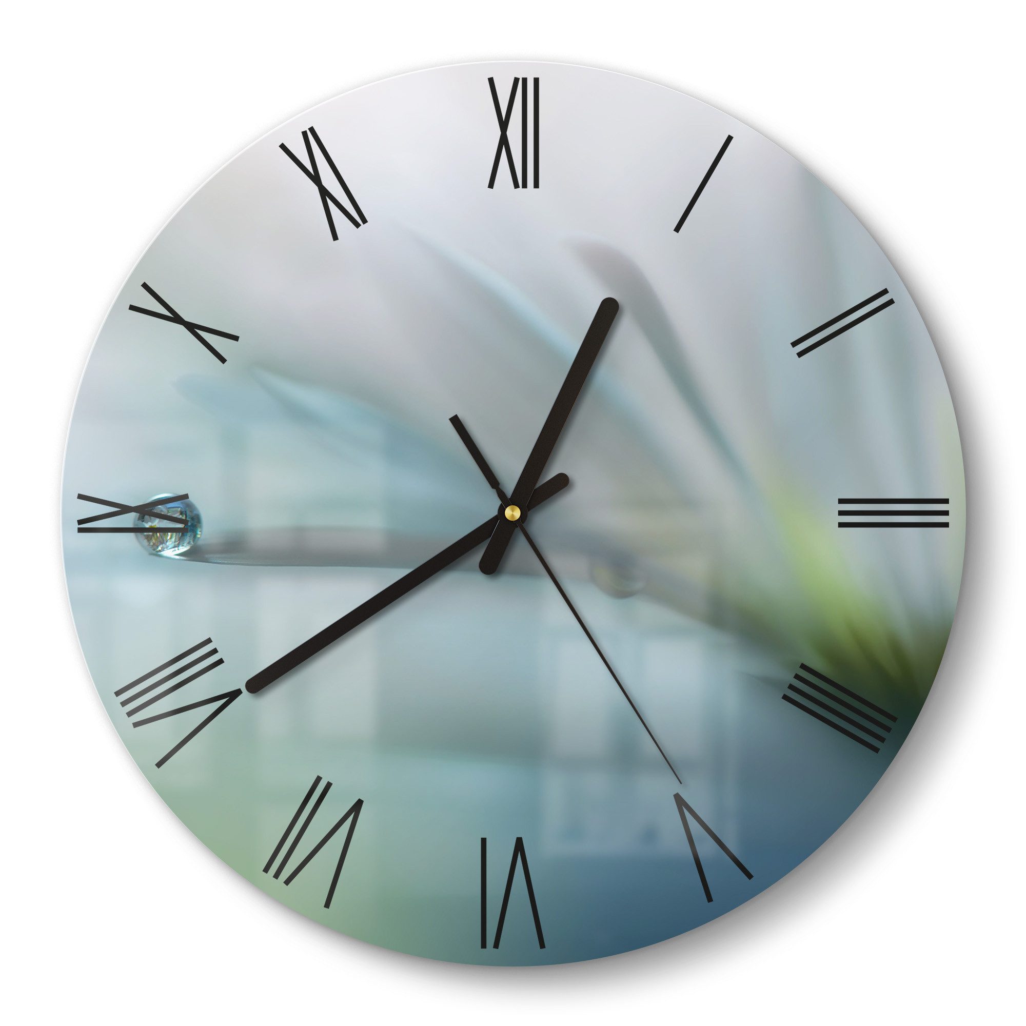 DEQORI Wanduhr 'Flüchtiger Tropfen' (Glas Glasuhr günstig online kaufen