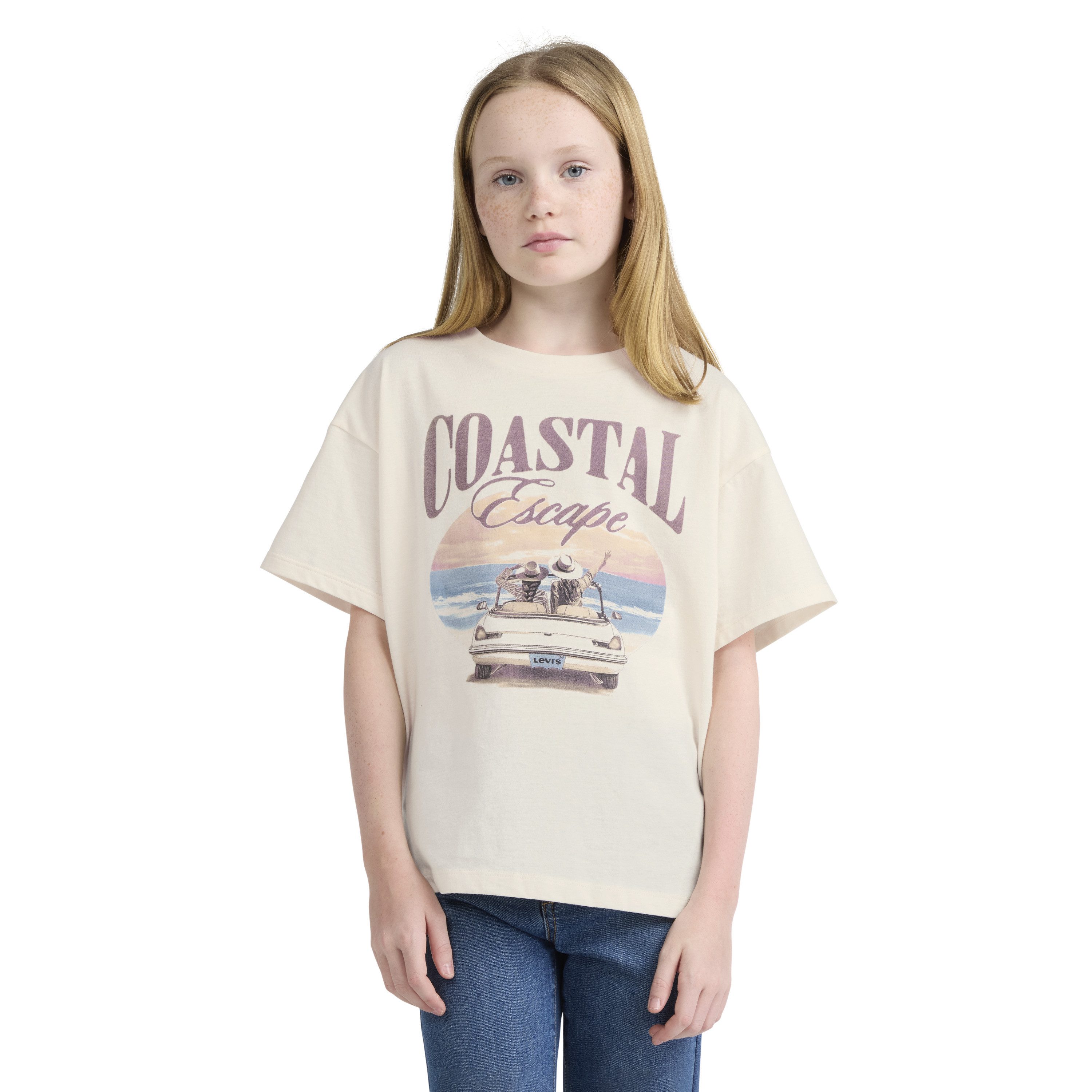Levi's® Kids T-Shirt LVG COASTAL GIRLS SS TEE for Girls, mit Print