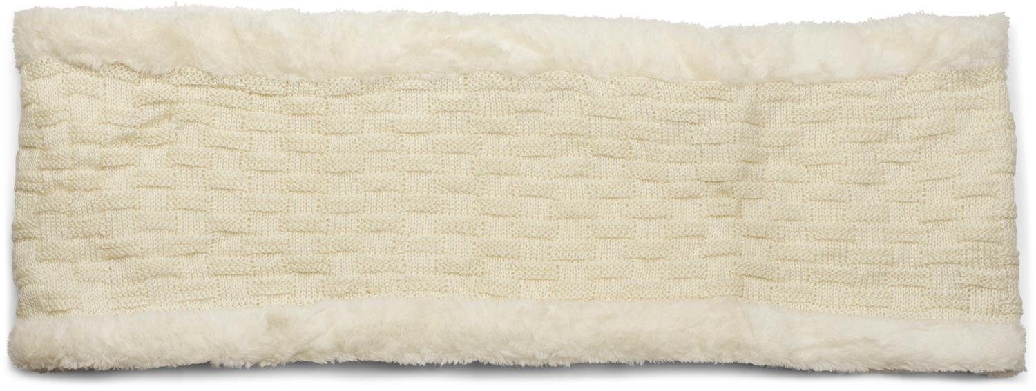 styleBREAKER Strickschal Feinstrick Loop mit Flecht günstig online kaufen