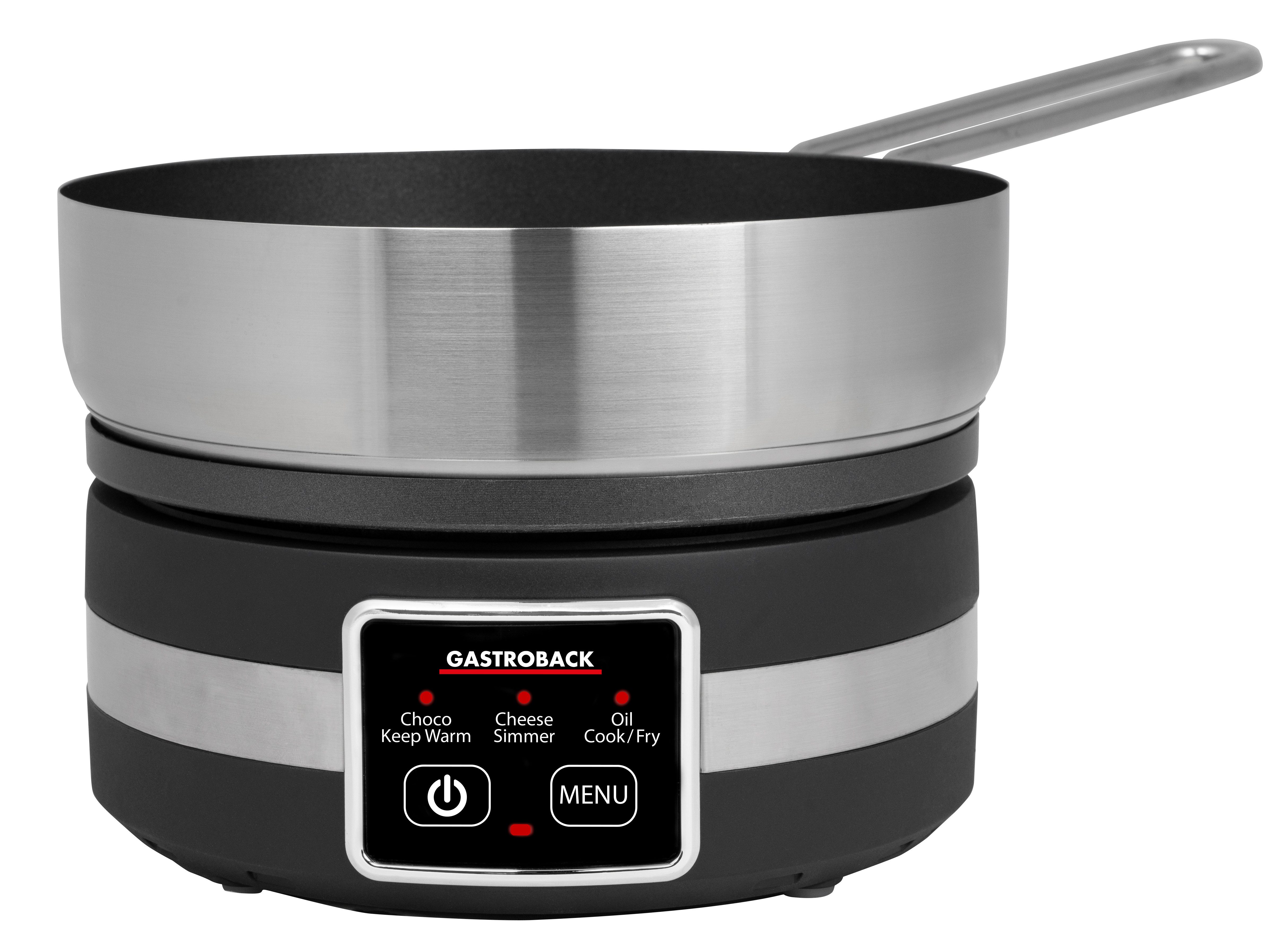 Gastroback Fondue Fondue MultiCook 4-in-1 & Kochplatte, 8 Fonduegabeln, 1,2 l