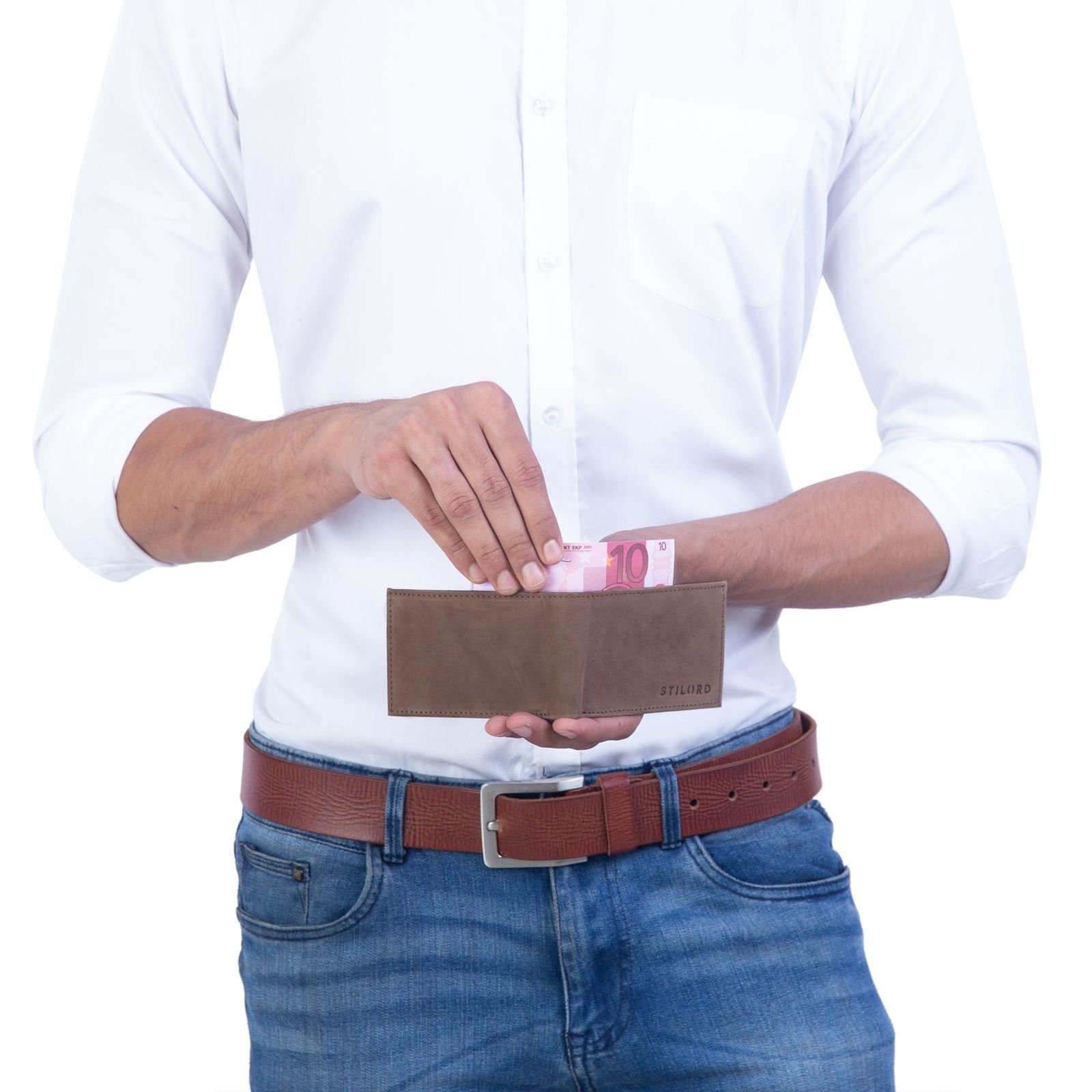 STILORD Geldbörse "Lincoln" Mini Geldbörse RFID günstig online kaufen