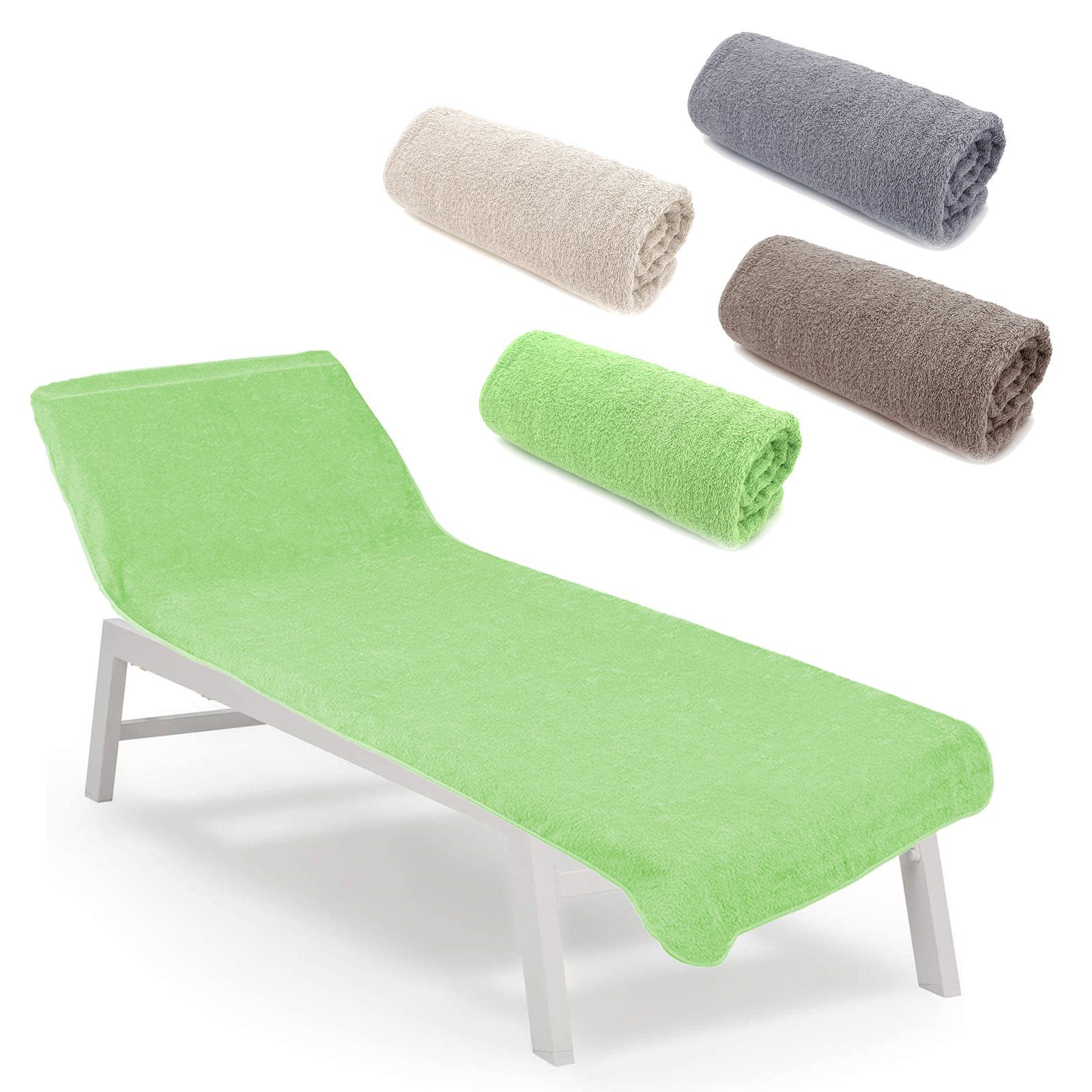 heimtexland Liegenauflage Liegestuhl Schonbezug Frottee Liegestuhlauflage, günstig online kaufen