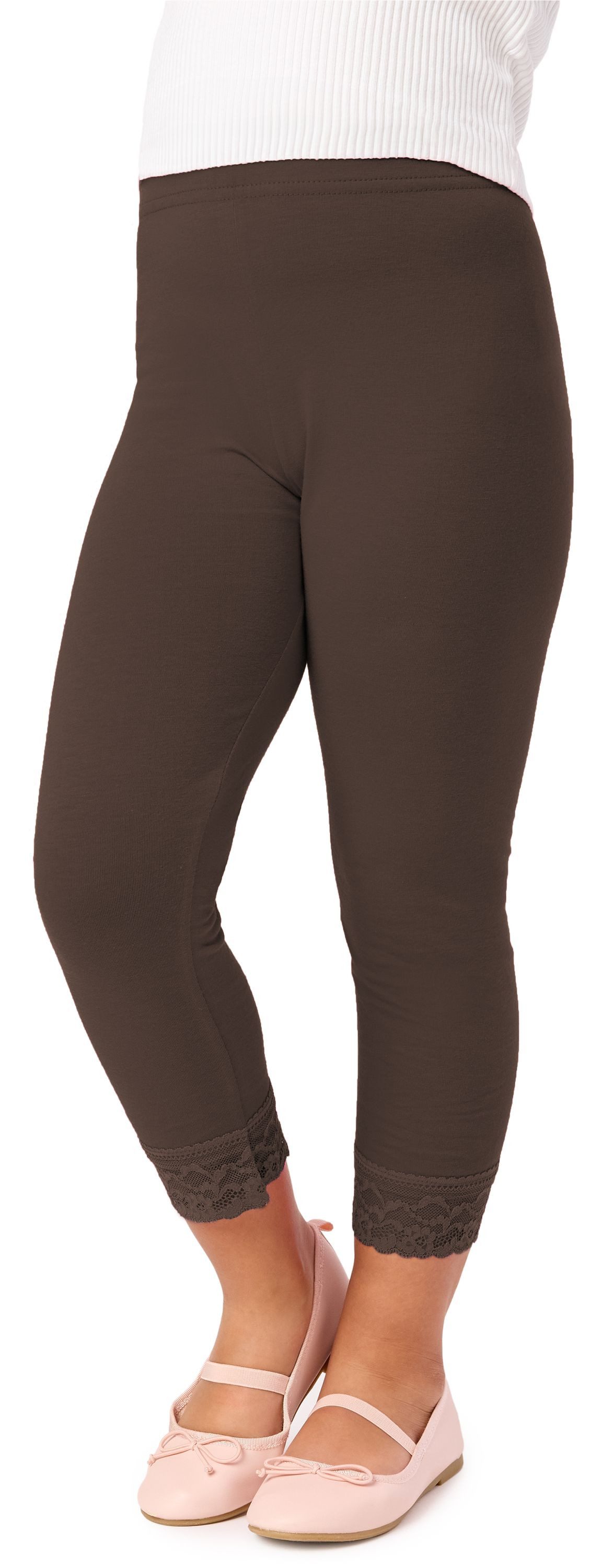 Merry Style Leggings Mädchen 3/4 Capri Hose MS10-293 (1-tlg) aus Viskose