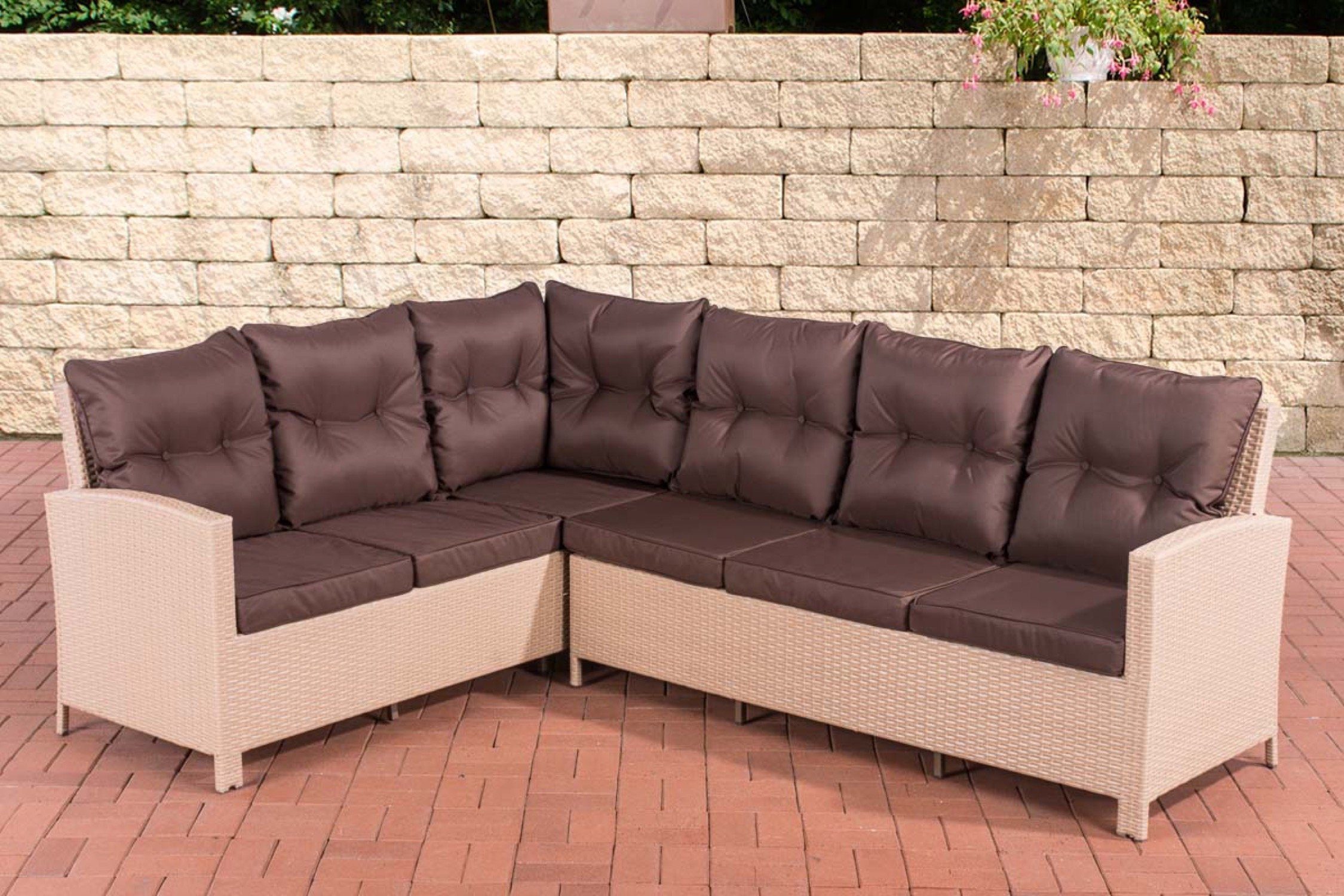 TPFGarden GartenloungeSet Berno LGarnitur Sitzgruppe für Garten