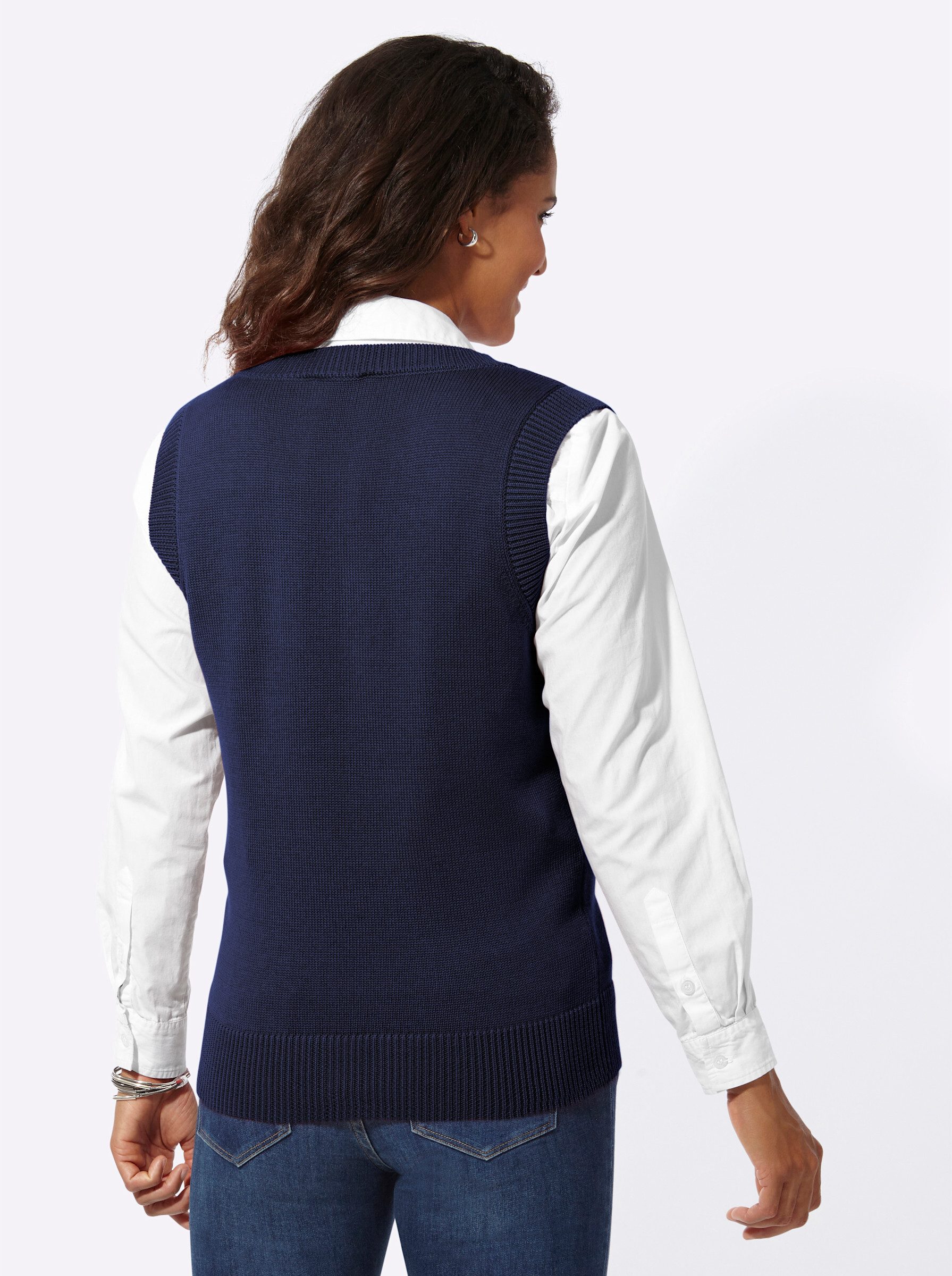 Witt Strickpullover Pullunder Ärmellos Jersey