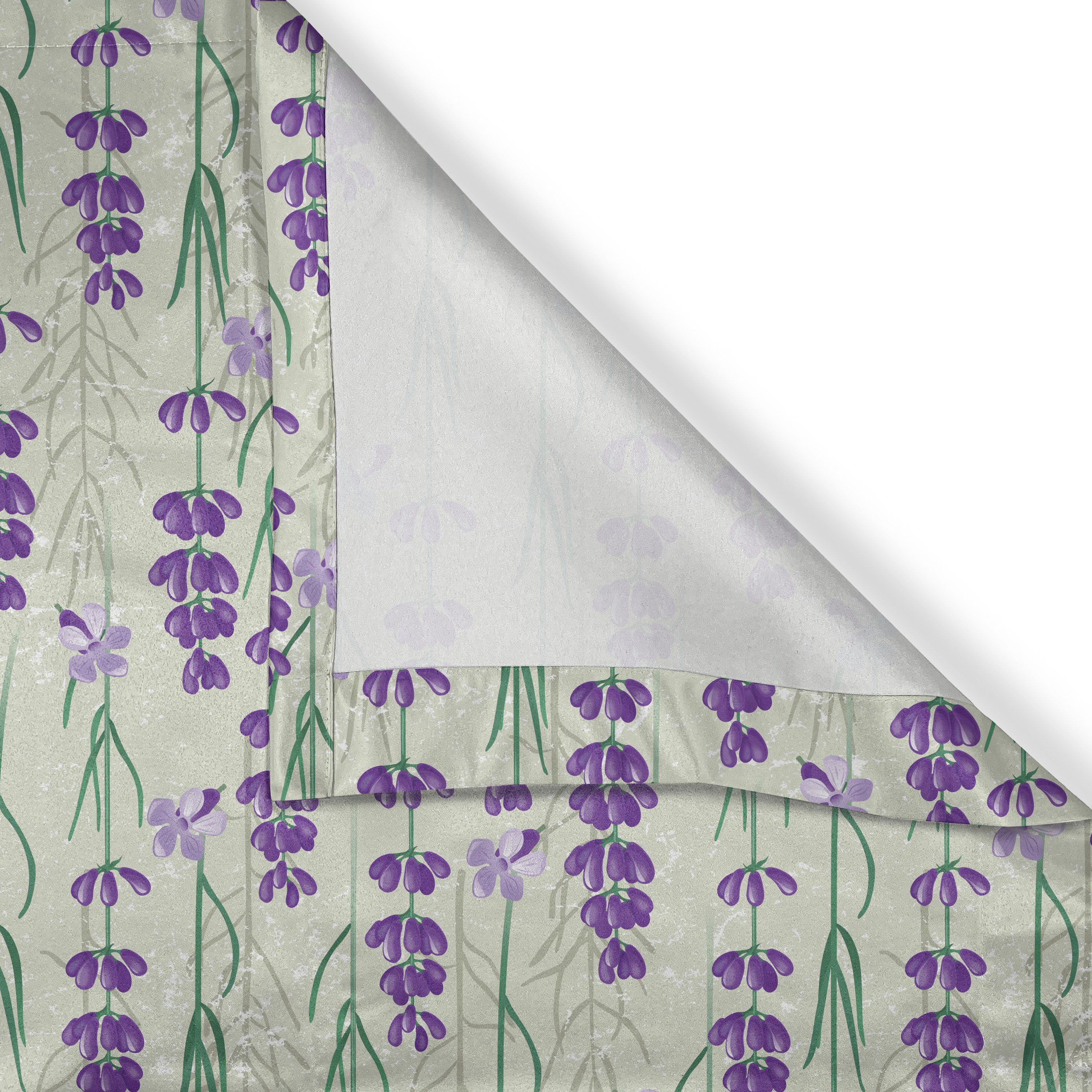 Frische Botanical für Kräuter Gardine Lavendel Schlafzimmer Dekorative 2-Panel-Fenstervorhänge Wohnzimmer, Abakuhaus,