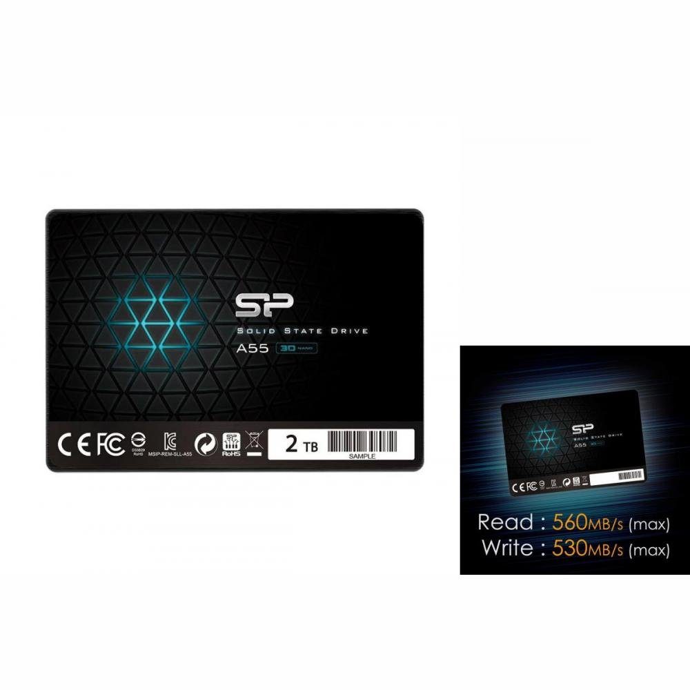 SILICON POWER Silicon power Computer-Festplatte Silicon Power Ace A55 interne Gaming-SSD