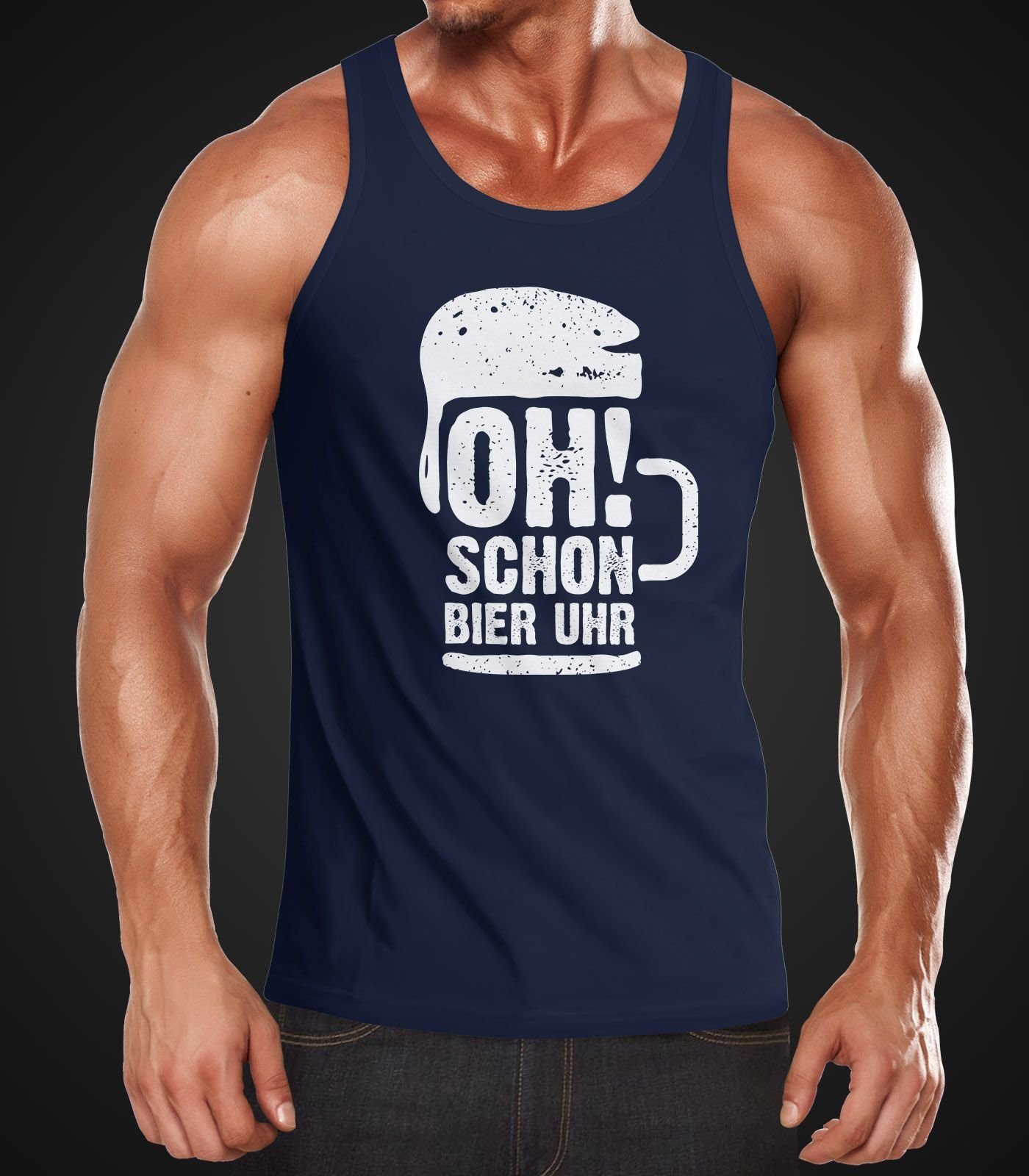 MoonWorks Tanktop Herren Tanktop oh schon günstig online kaufen