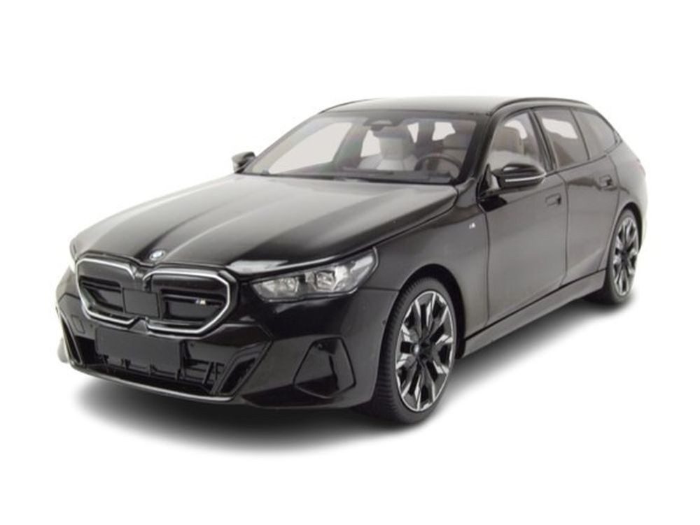 Minichamps Modellauto BMW i5 M60 Touring Kombi 2024 schwarz metallic, Maßstab 1:18