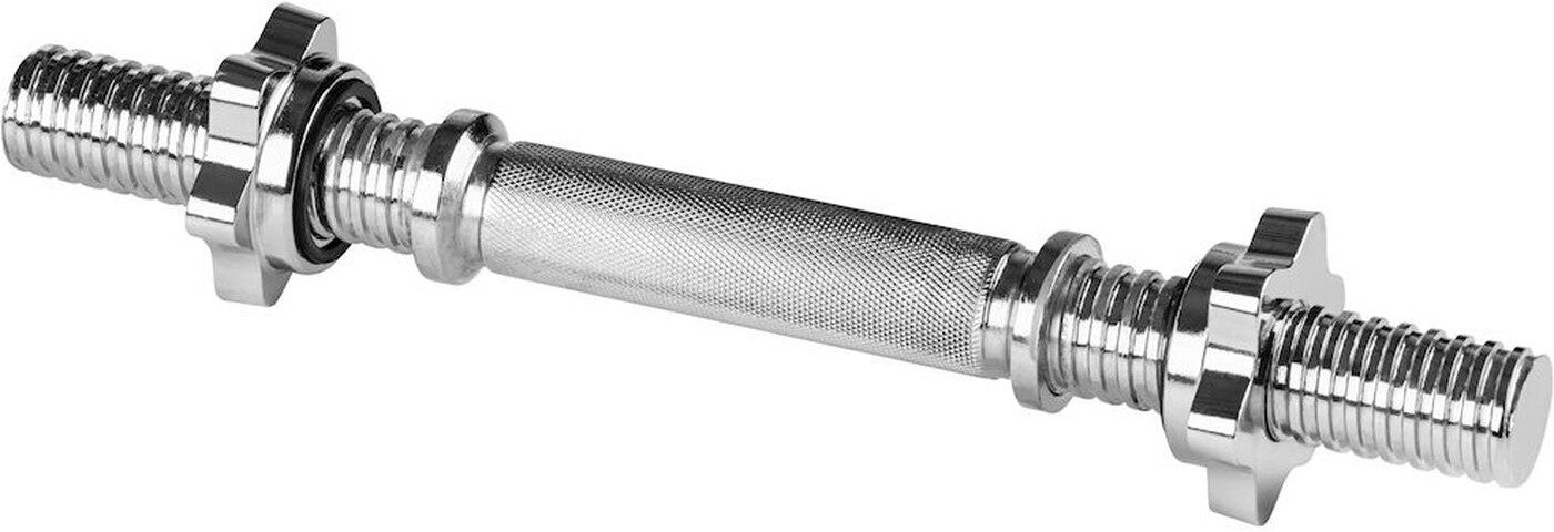 Energetics Langhantelstange Kurzh-Stange Short Bar 35cm Screw (30mm) CHROME/CHROME