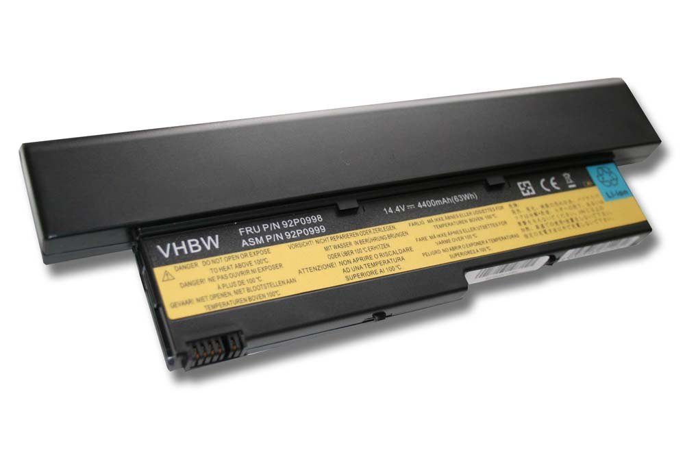 vhbw kompatibel mit IBM Lenovo ThinkPad X41, X40 Laptop-Akku Li-Ion 4400 mAh (14,4 V)