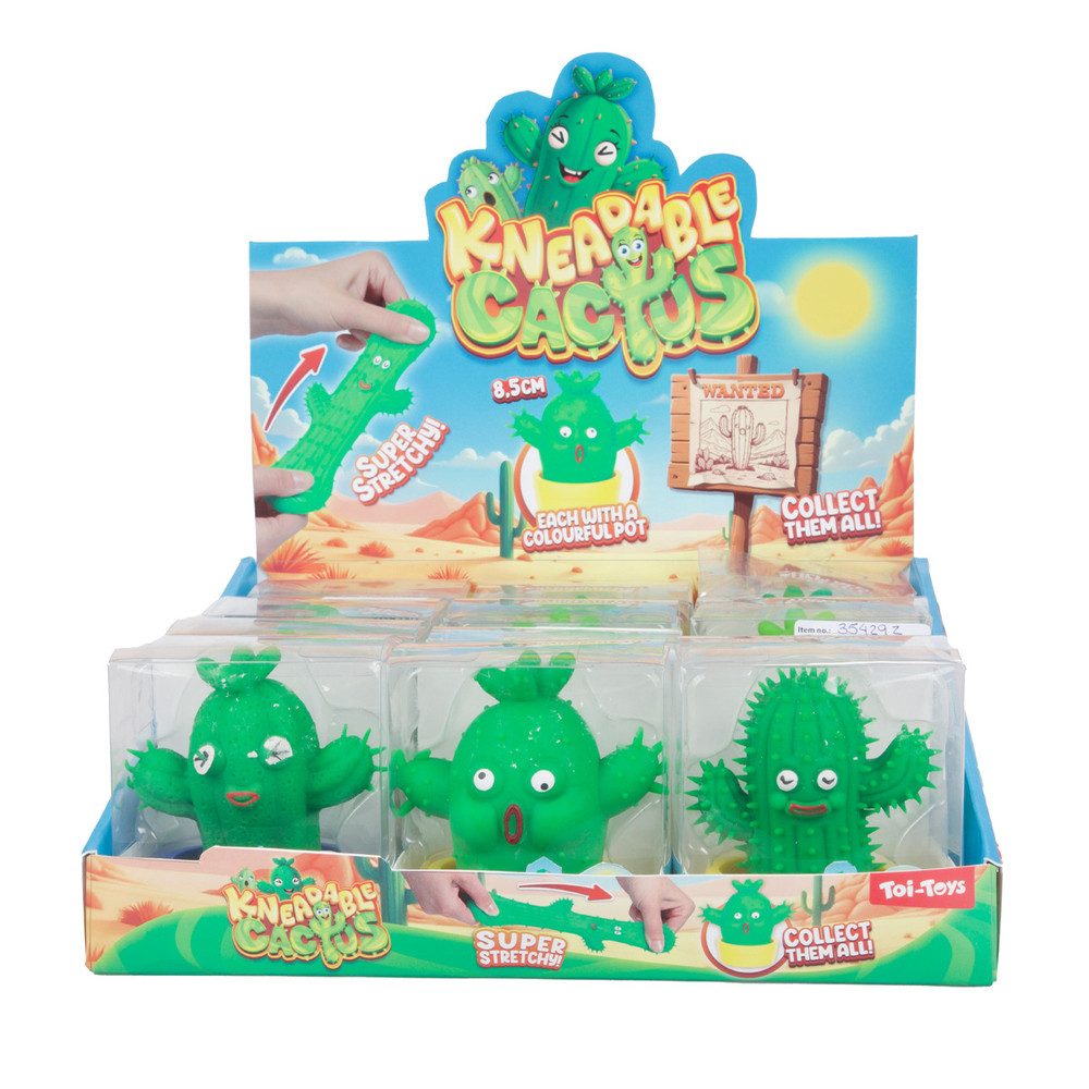 Toi-Toys Fidget-Gadget FUN Knet Kaktus- 1 Stück