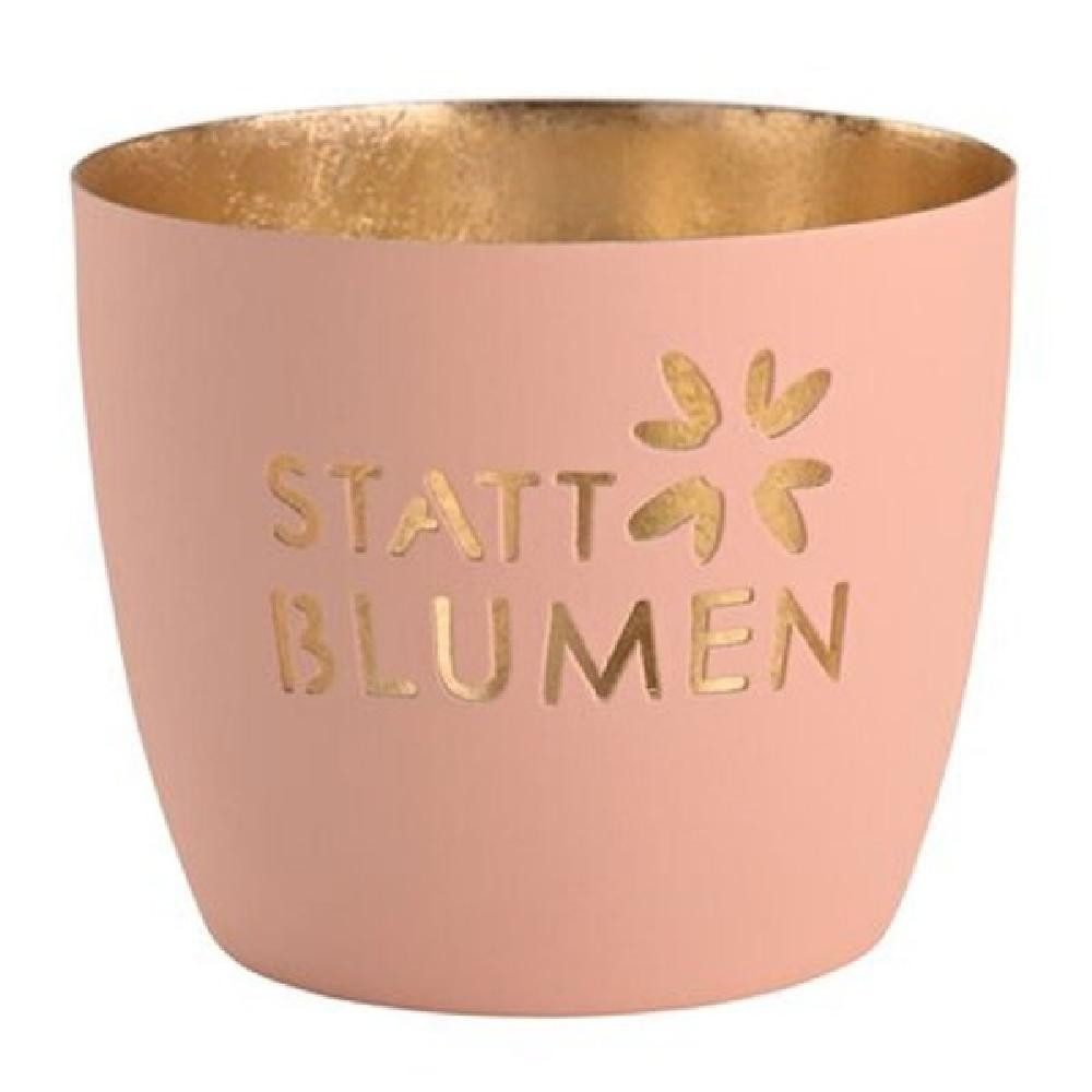 Giftcompany Windlicht Windlicht Madras Statt Blumen Pastellrosa/Gold günstig online kaufen