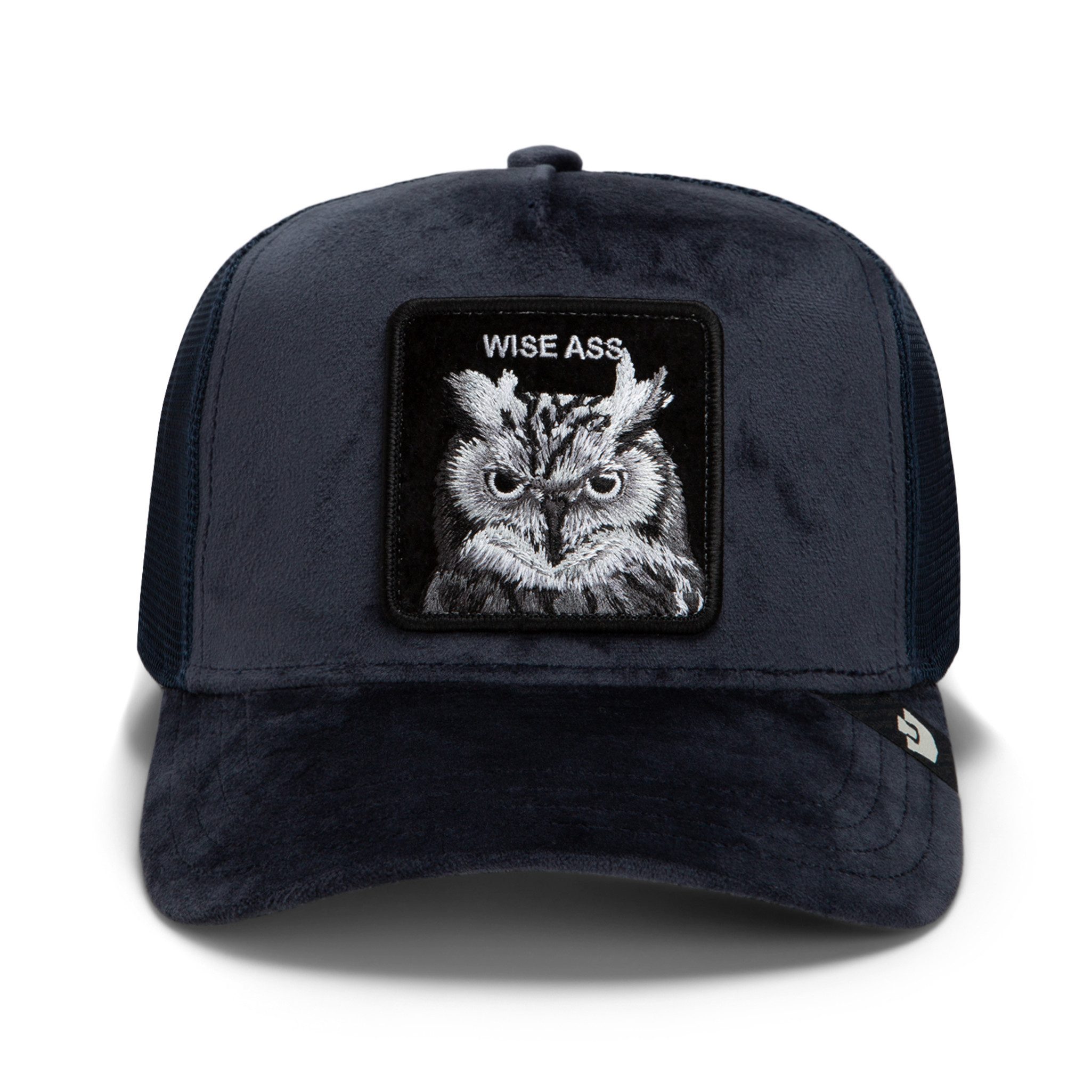 GOORIN Bros. Trucker Cap Goorin Bros. OG Trucker Cap Elevated Mesh Velour Wise Ass Edge (Basecap, Basecap, Meshcap, Trucker Kappe)