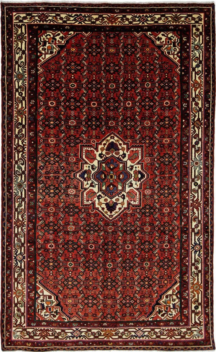 Orientteppich Hosseinabad 207x334 Handgeknüpfter Orientteppich / Perserteppich, Nain Trading, rechteckig, Höhe: 12 mm
