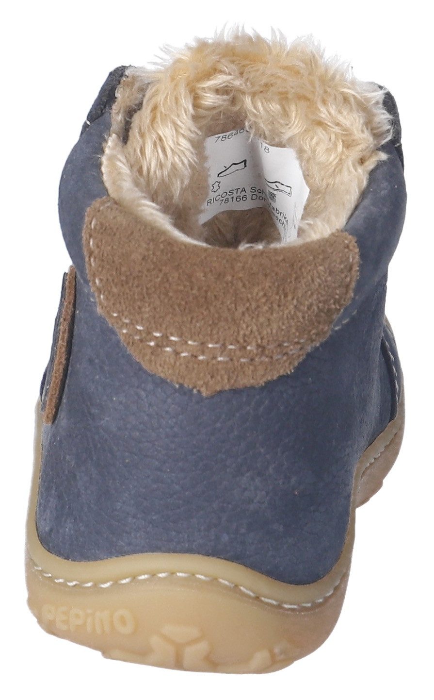 PEPINO by RICOSTA GEORGIE 50, WMS: mittel Lauflernschuh Winterschuh mit Weiten-Meßsystem, Größenschablone zum Download