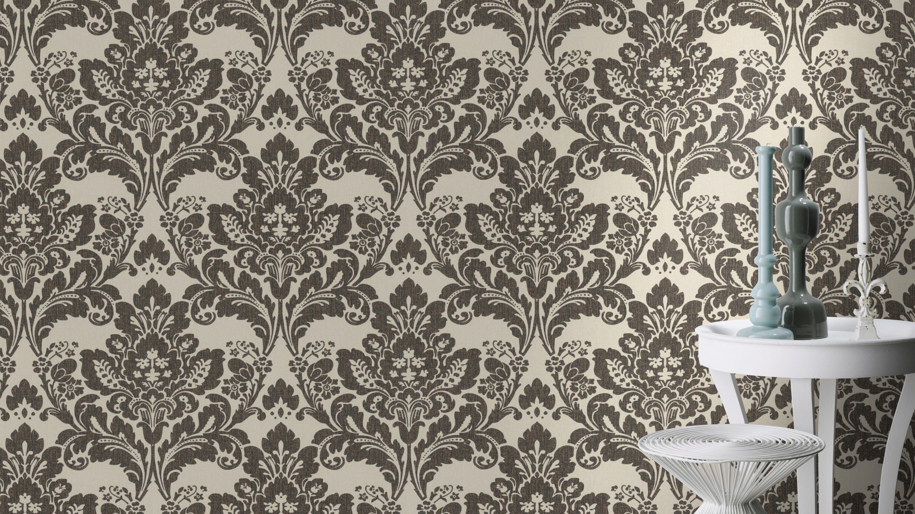 Rasch Vliestapete Poetry II, geprägt, gemustert, ornamental, (1 St)