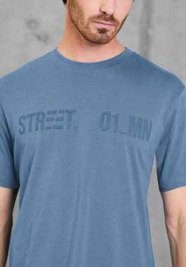 STREET ONE MEN T-Shirt aus Jersey in Unifarbe