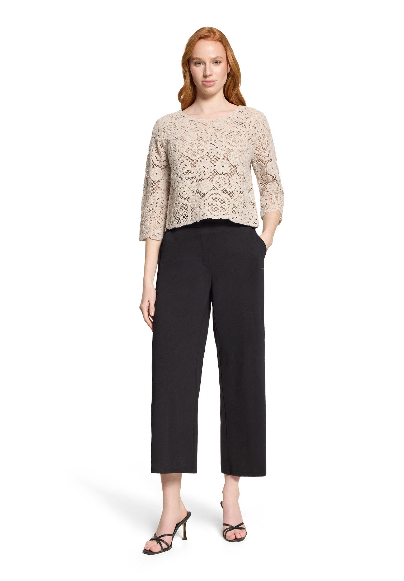 Betty Barclay Strickpullover Damen mit U-Boot-Ausschnitt (1-tlg)