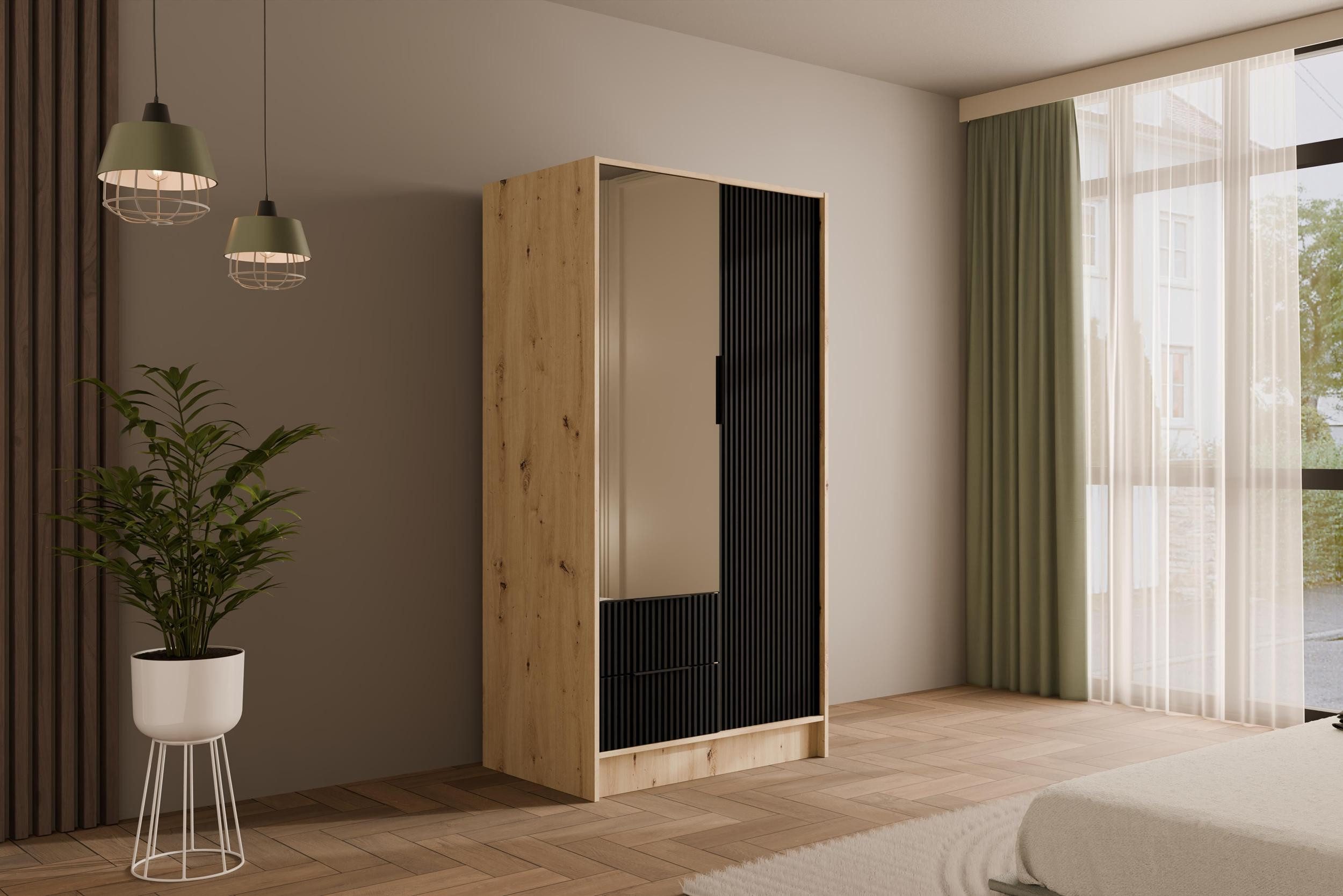 ALTDECOR Drehtürenschrank NOA (Kleiderschrank Garderobenschrank mit günstig online kaufen