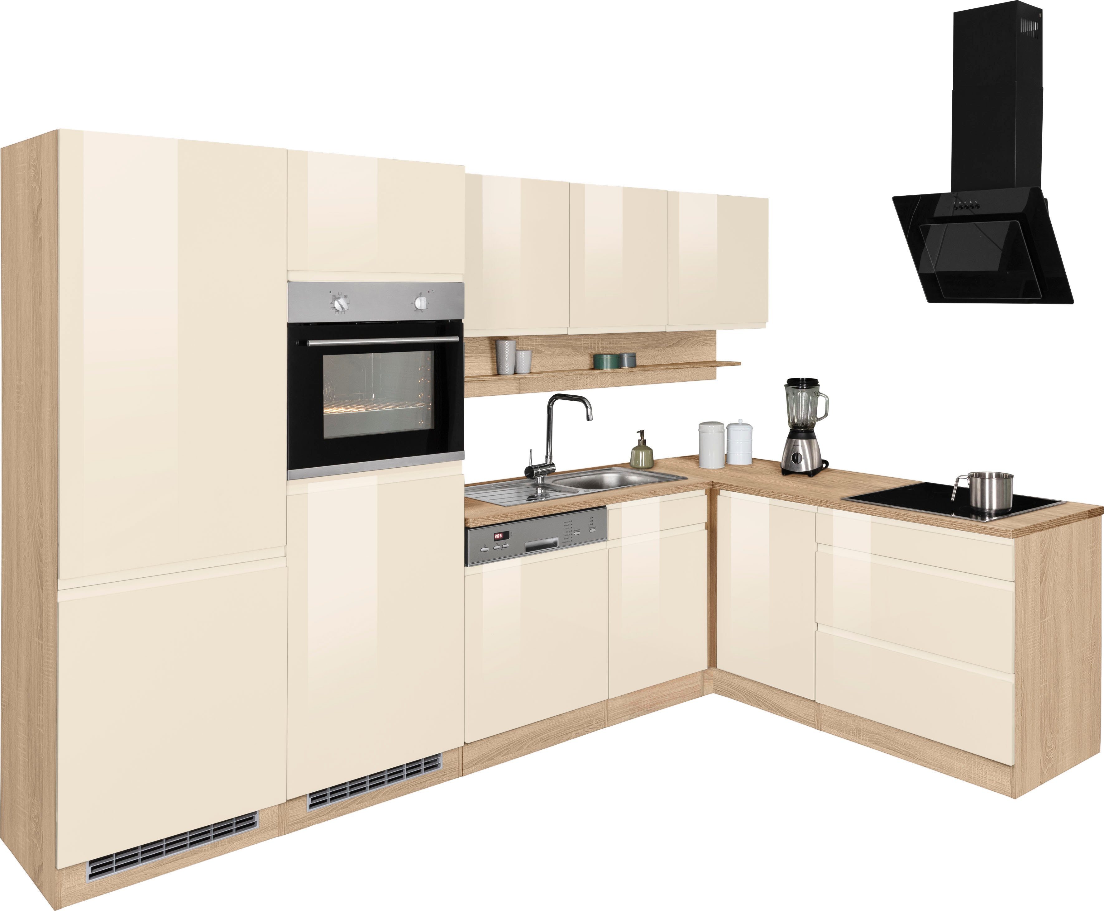 KOCHSTATION Winkelküche "KS-Virginia", Stellbreite 290/180 cm, ohne E-Gerät günstig online kaufen
