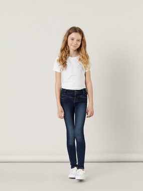 Name It Skinny-fit-Jeans Name It Mädchen Denim-Jeans aus Bio-Baumwolle