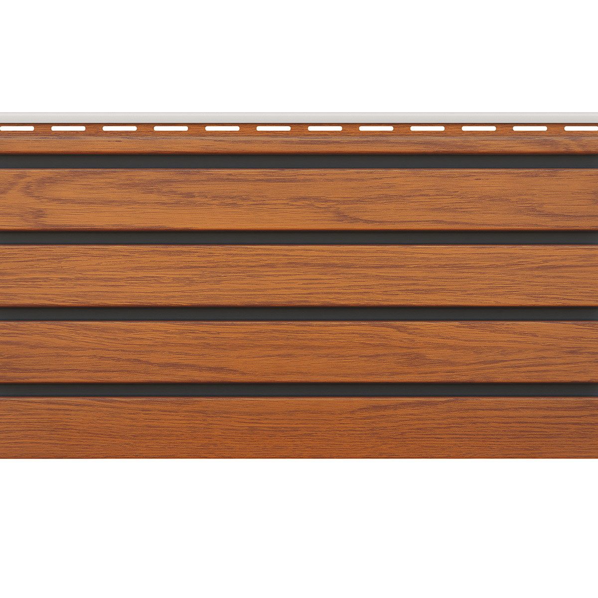 Vox Verkleidungspaneel Canadian Siding SXP-06 Max 3 Fronto V-Black 2,95m St. 0,74qm goldbraun, BxL: 28,5x295 cm, 0,963 qm, (Stückweise 1 Paneel, 0,963 qm) MAX3 besonders stoßfest, pflegeleicht, abwaschbar, Leichtgewicht