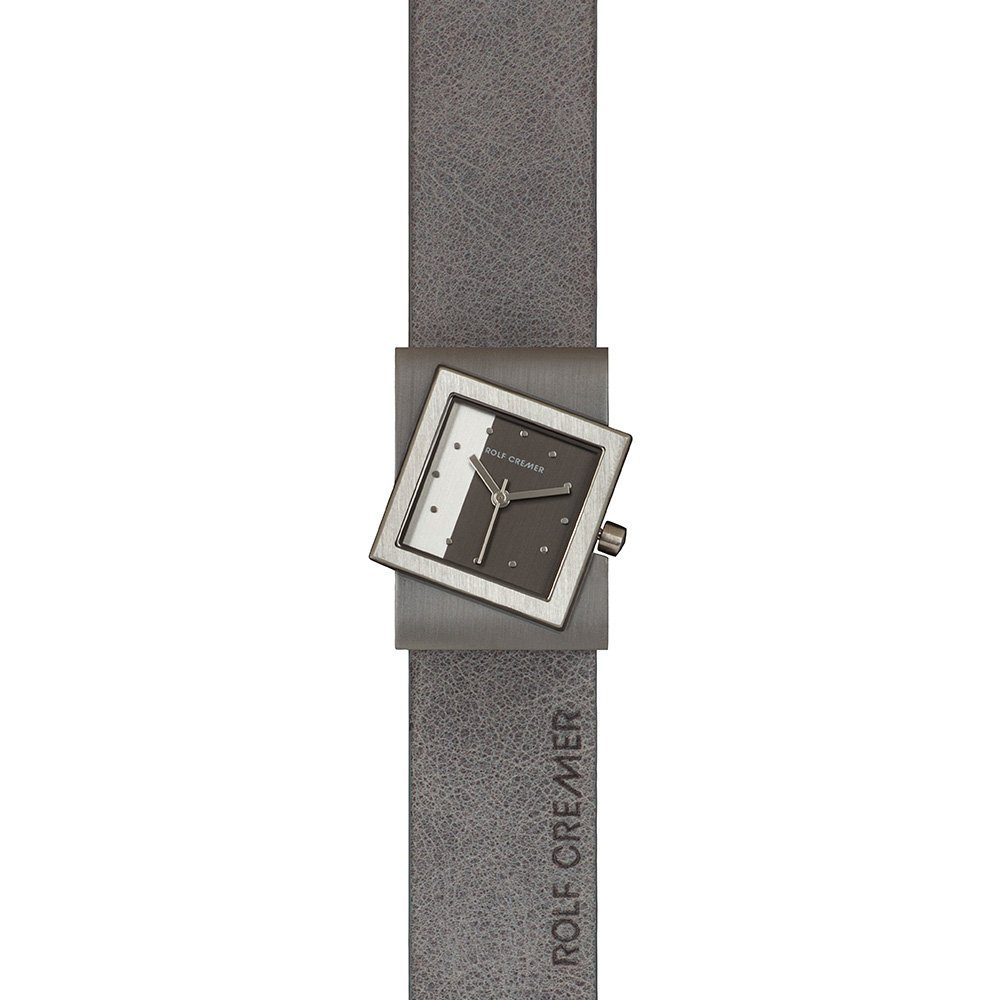 Rolf Cremer Quarzuhr Rolf Cremer Armbanduhr Turn S 507715 Leder grau, (1-tlg)