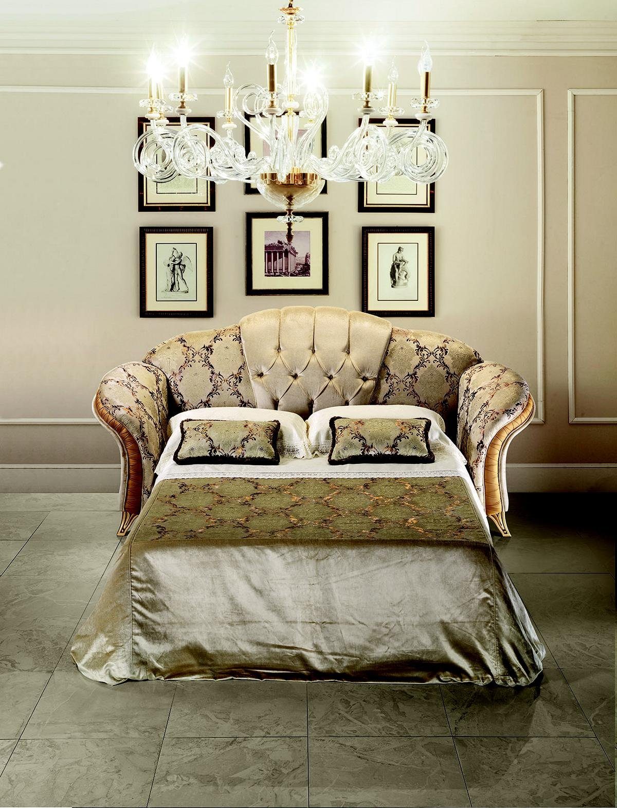 2+1 Sofa arredoclassic™ JVmoebel Möbel Sofagarnitur Italienische Neu Klasse Luxus Wohnzimmer-Set, Couch