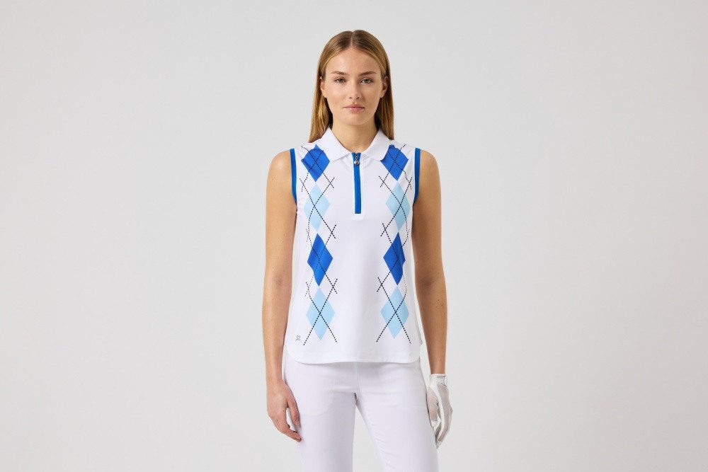 T-Shirt Daily Sports Golf Argyle SL Polo Shirt Damen