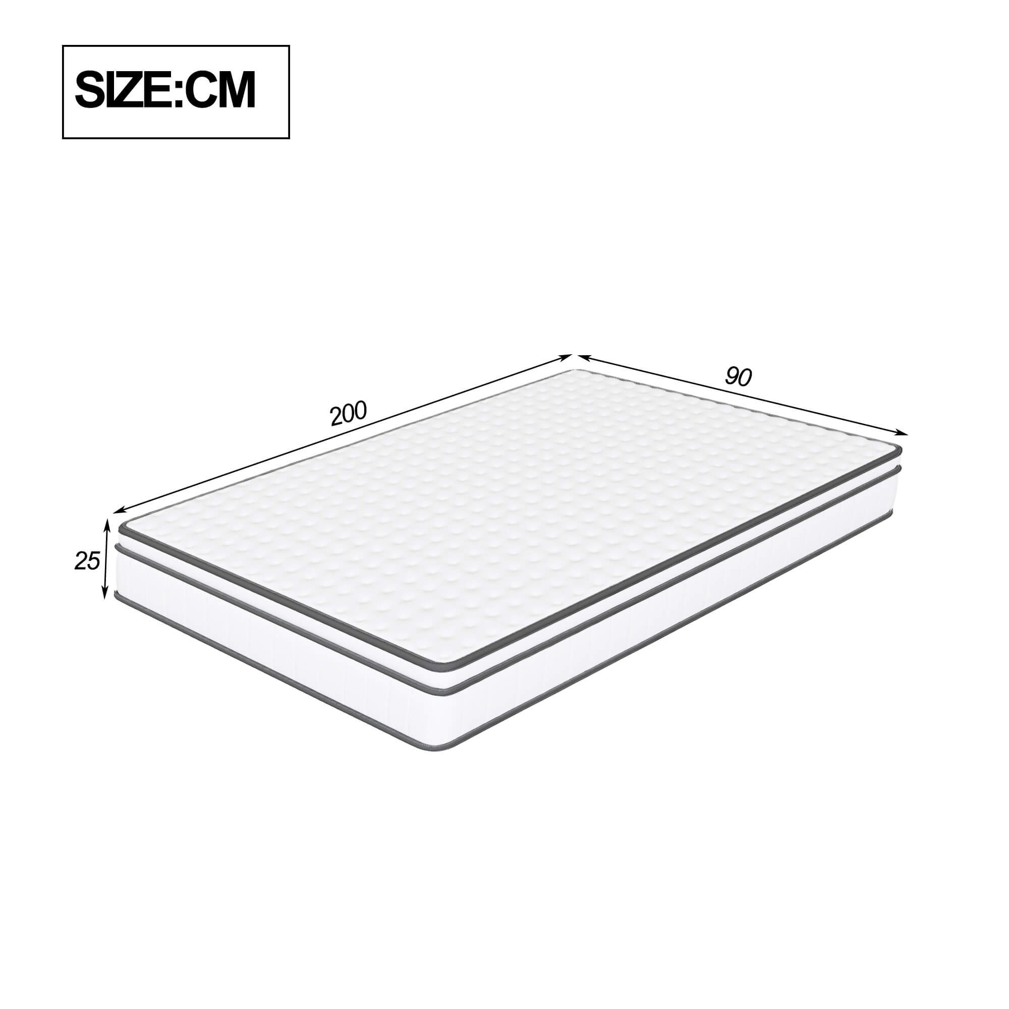 Taschenfederkernmatratze Weiche und leise Matratze, Furnishings Home, 25 cm hoch, (Set)