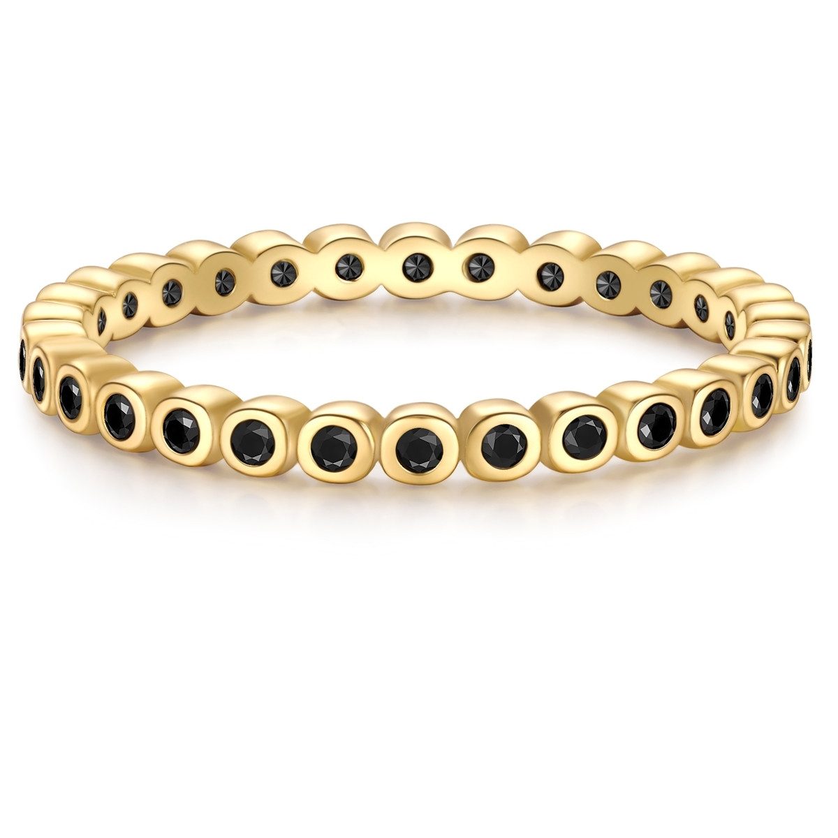Silberring gelbgold
