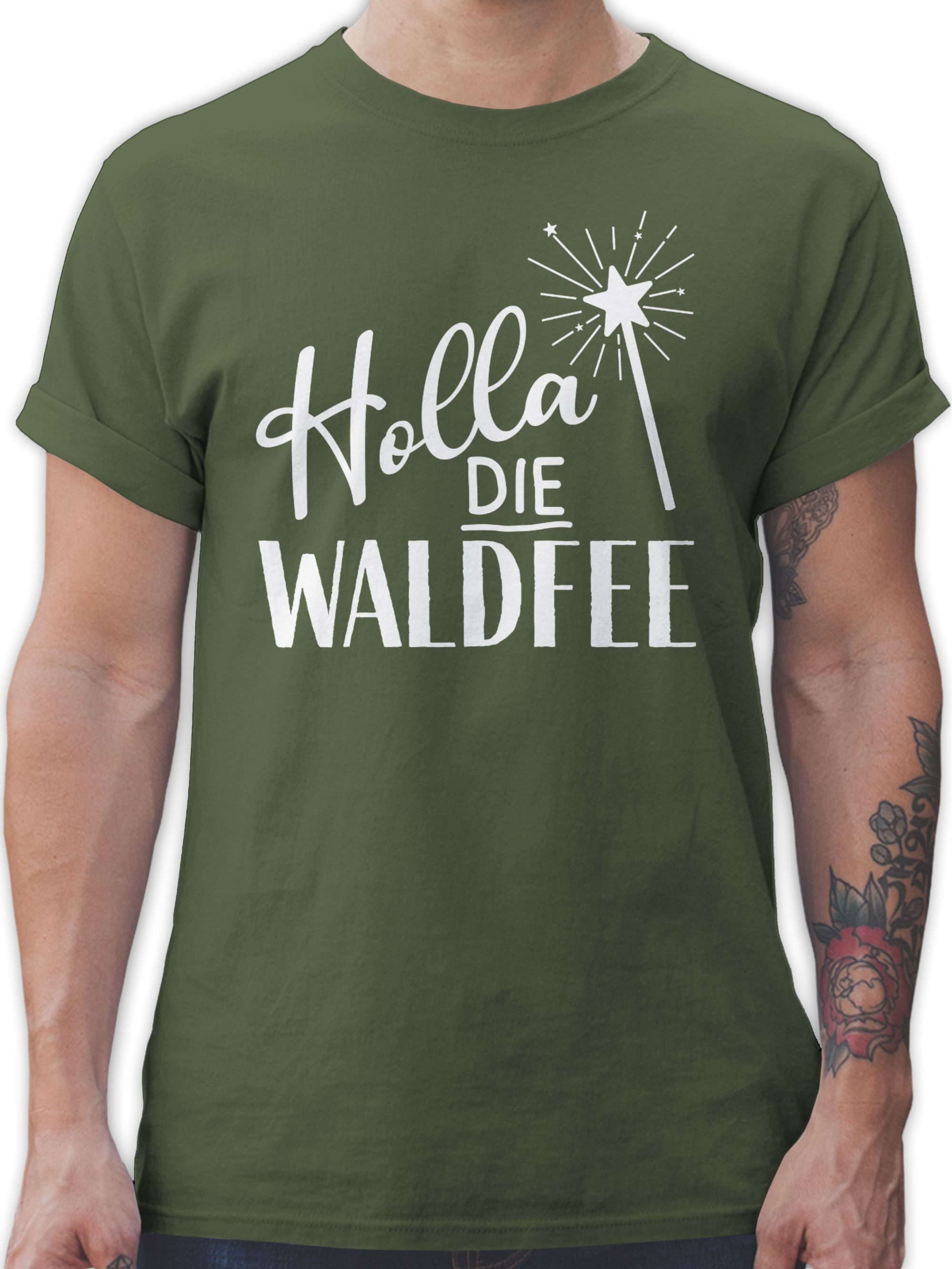 T-Shirt Holla die Waldfee, Waldfee Kostüm