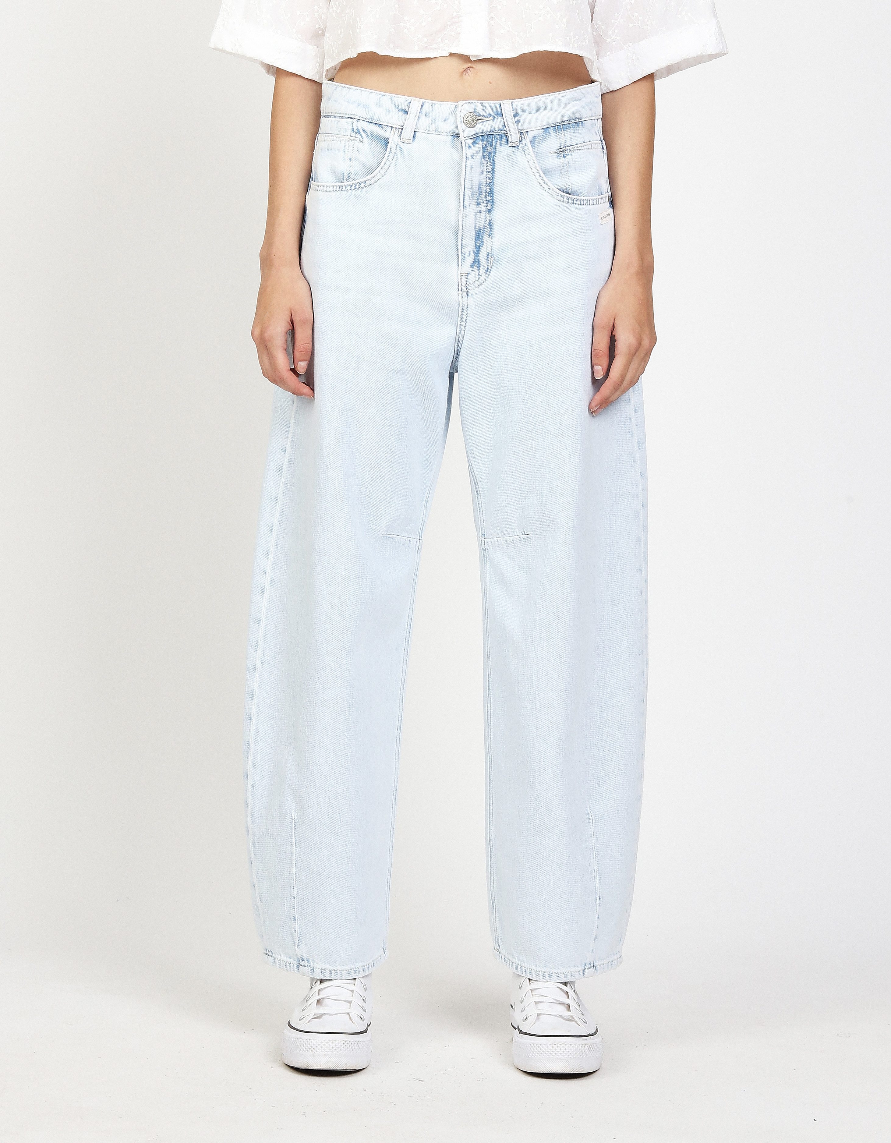 GANG 5-Pocket-Jeans 94SARINA mit Abnähern an Knie und Saum günstig online kaufen