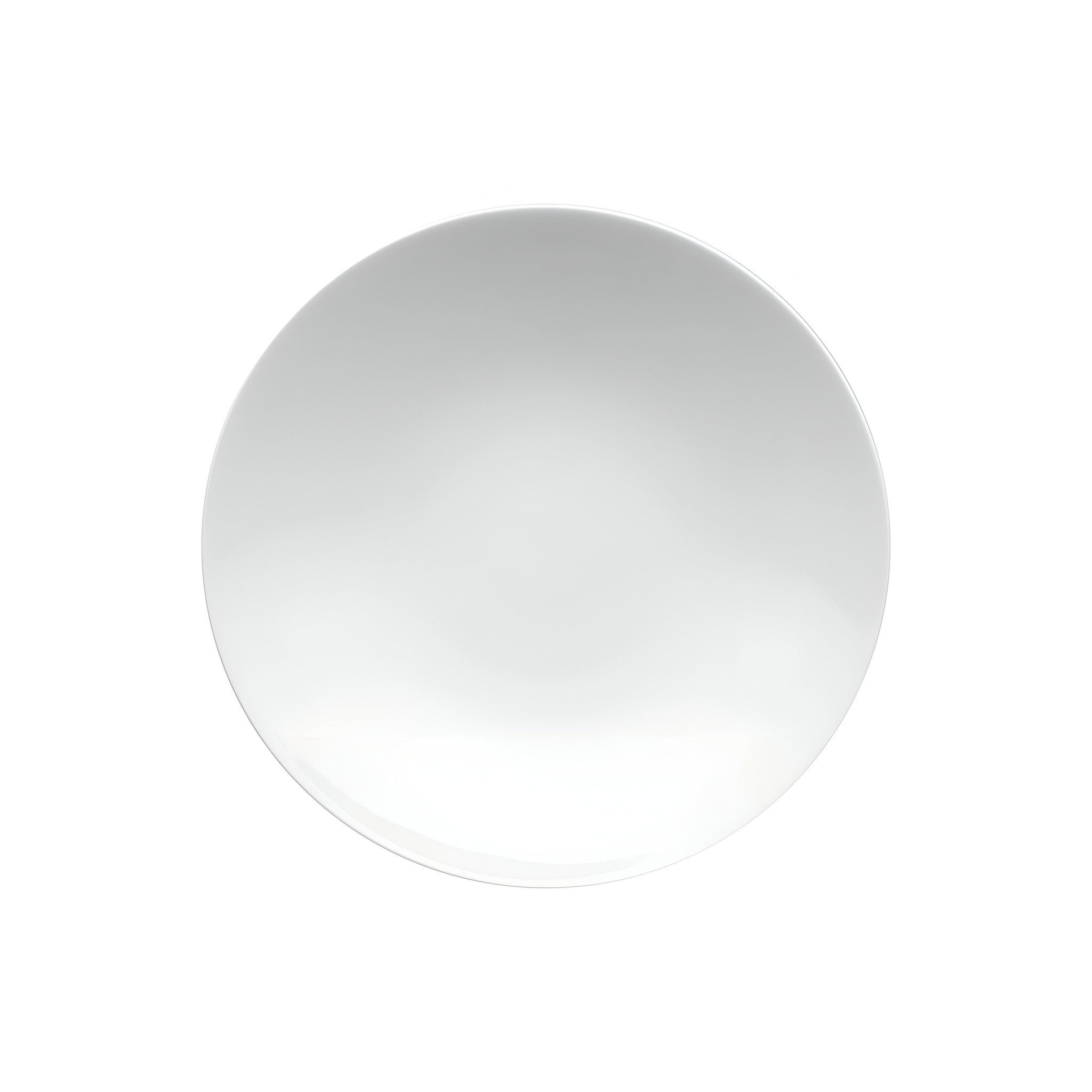 Rosenthal Suppenteller Suppenteller 24 cm - TAC GROPIUS WEISS, Lebensmittelkontaktsicher + Mikrowellengeeignet + Spülmaschinenfest
