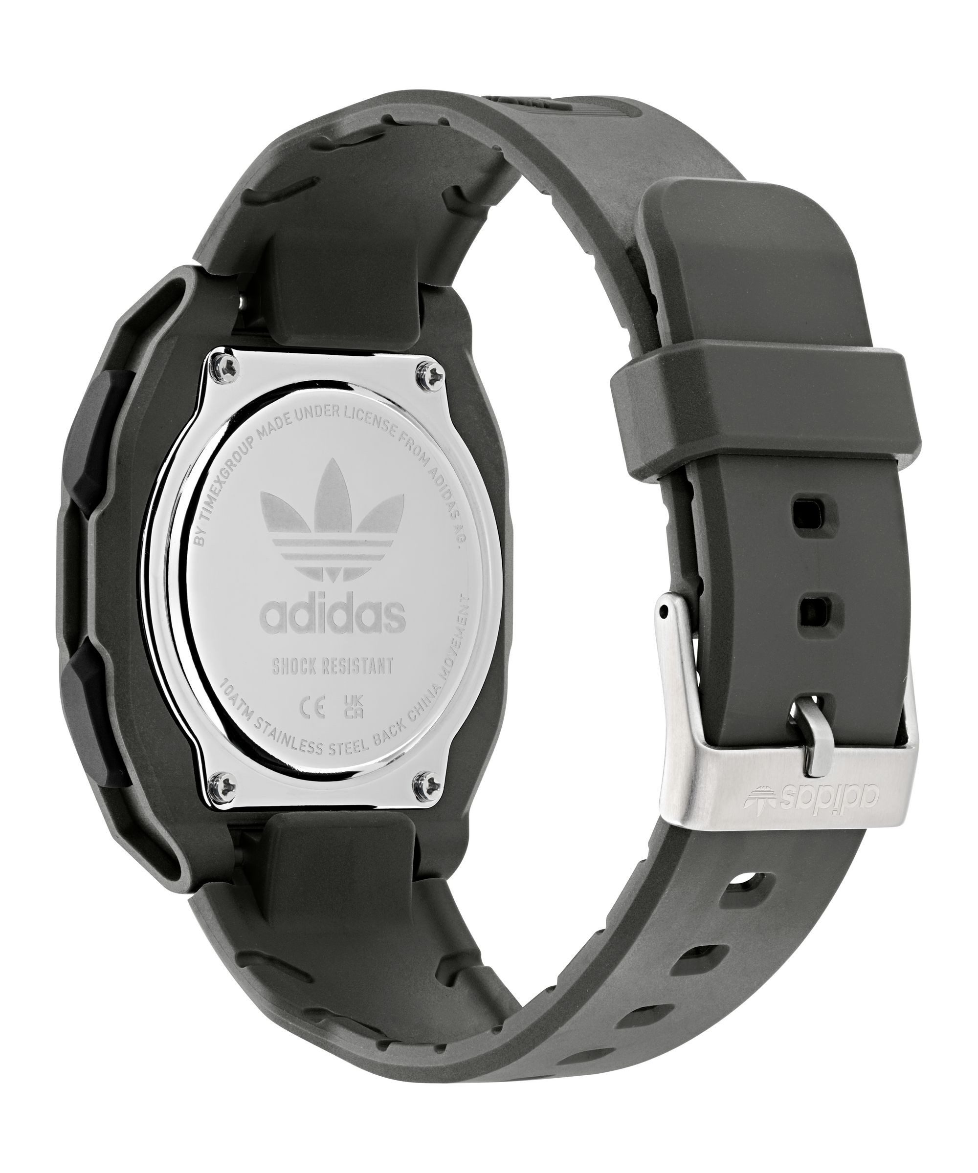 adidas Originals Quarzuhr City Tech Six AOFH260182I, Armbanduhr, Herrenuhr, digital, Monat, Tag, Wochentag