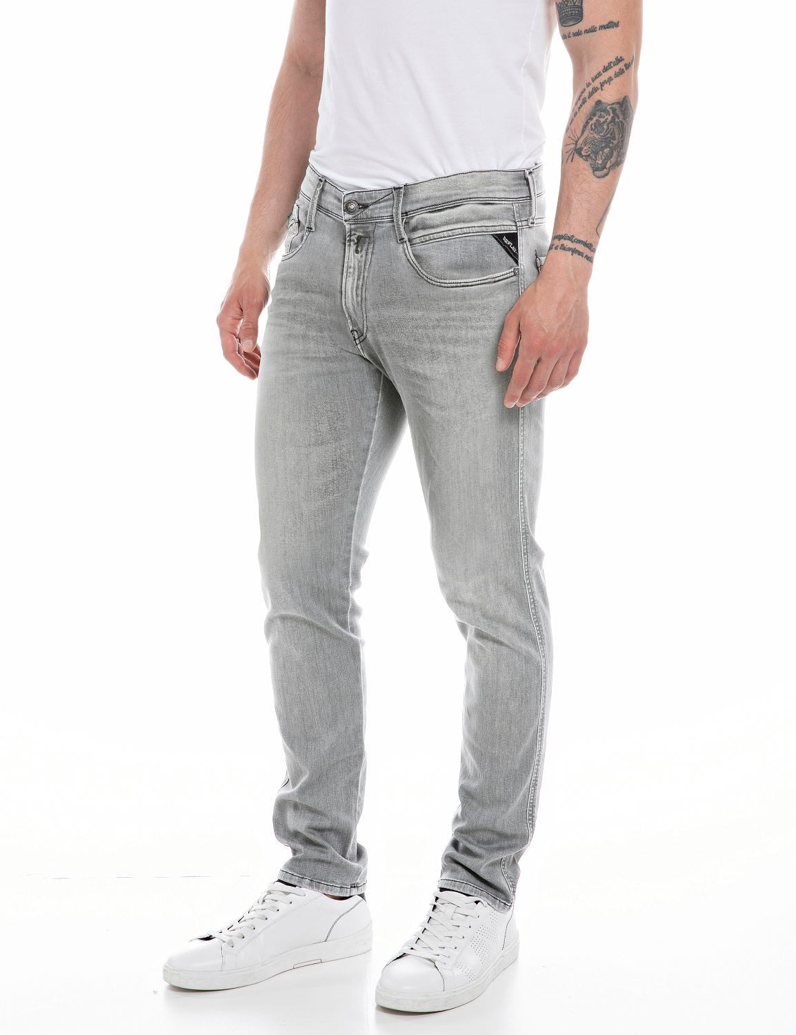 Replay Slim-fit-Jeans ANBASS HYPERFLEX BIO