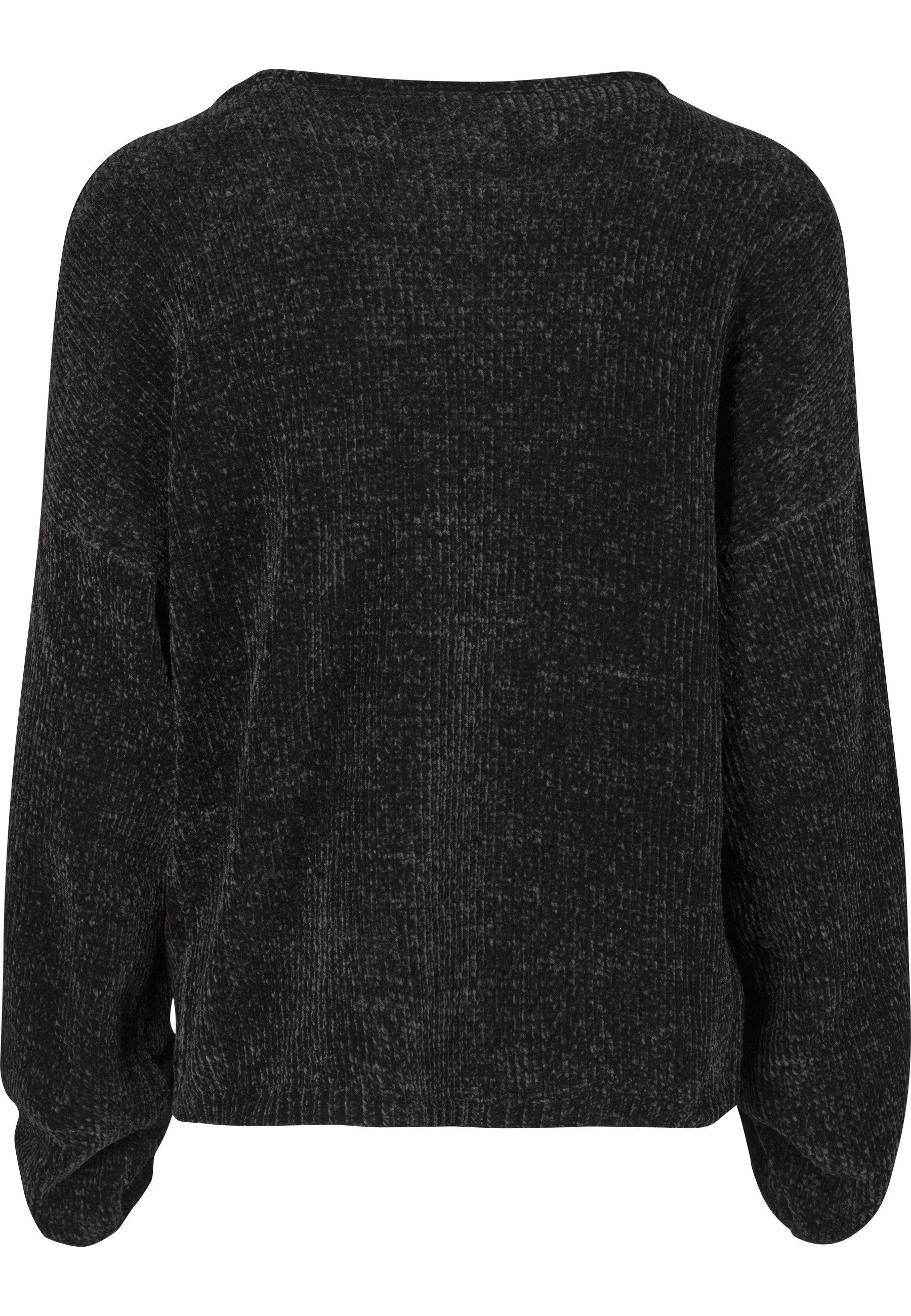 URBAN CLASSICS Sweatshirt Urban Classics Damen Ladies Oversize Chenille Sweater (1-tlg) – Bild 2 von 5