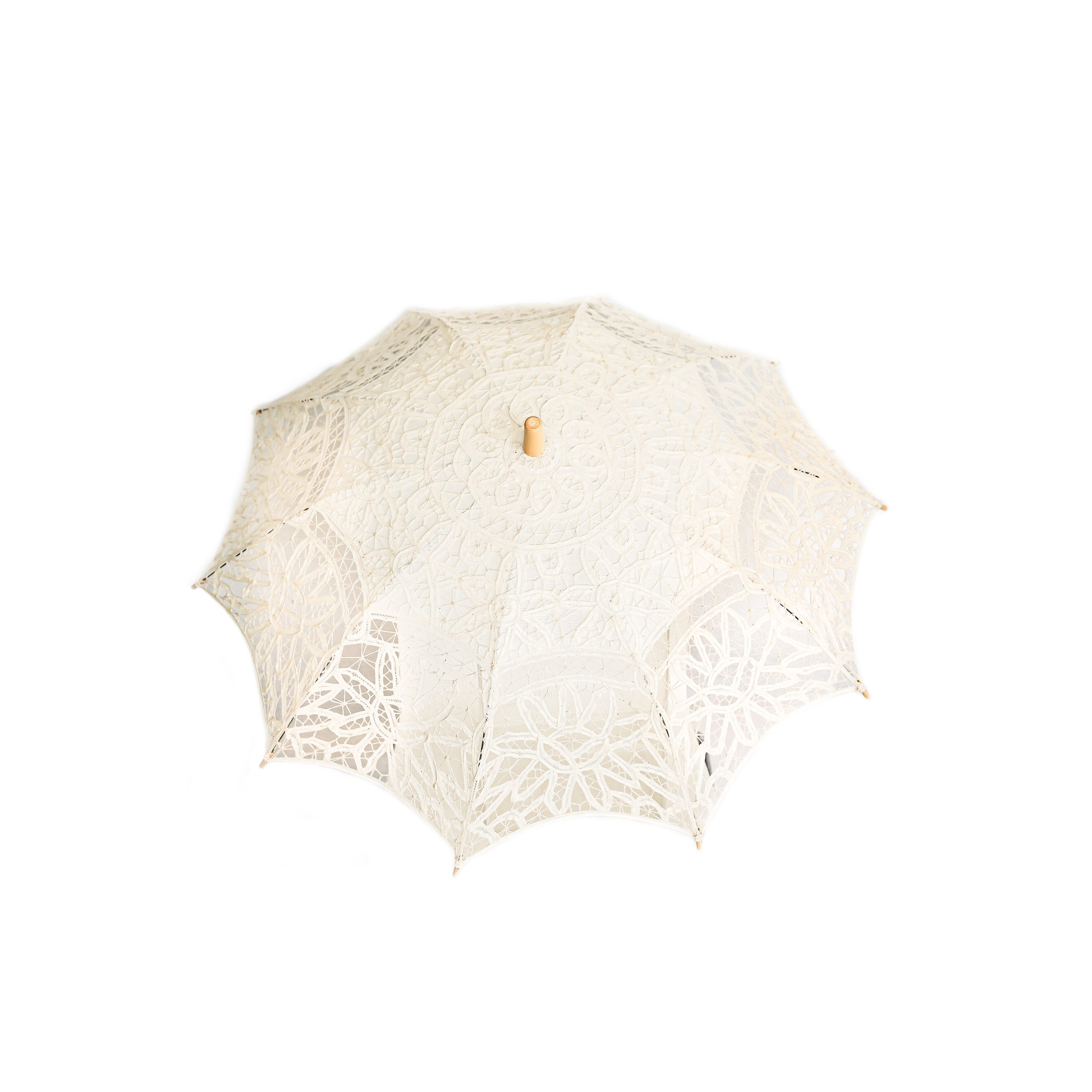 Susino Stockregenschirm Elegante handgemachte Brautschirme mit Spitze mit r günstig online kaufen