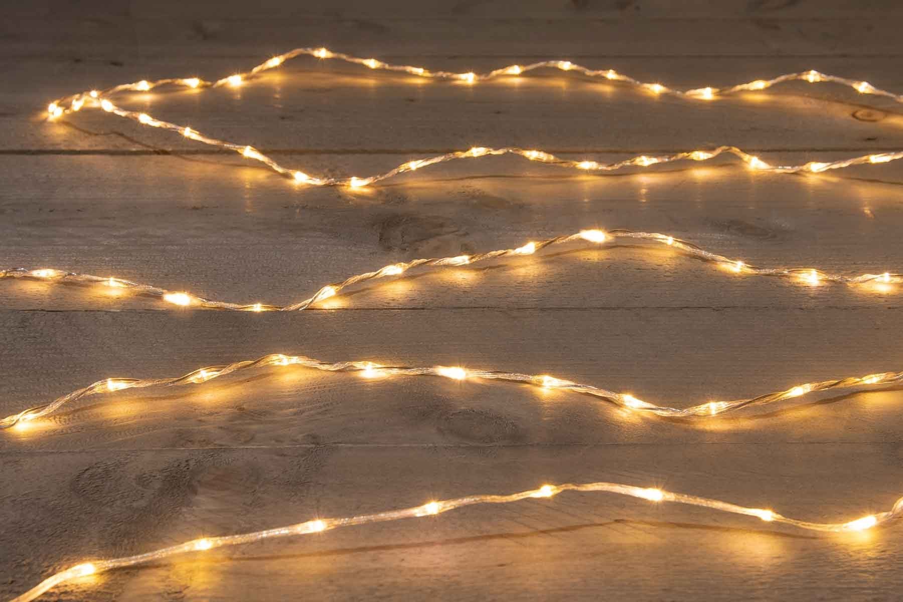 Coen Bakker Deco BV LEDLichterkette Flex Wire, Batterie außen 3m 100