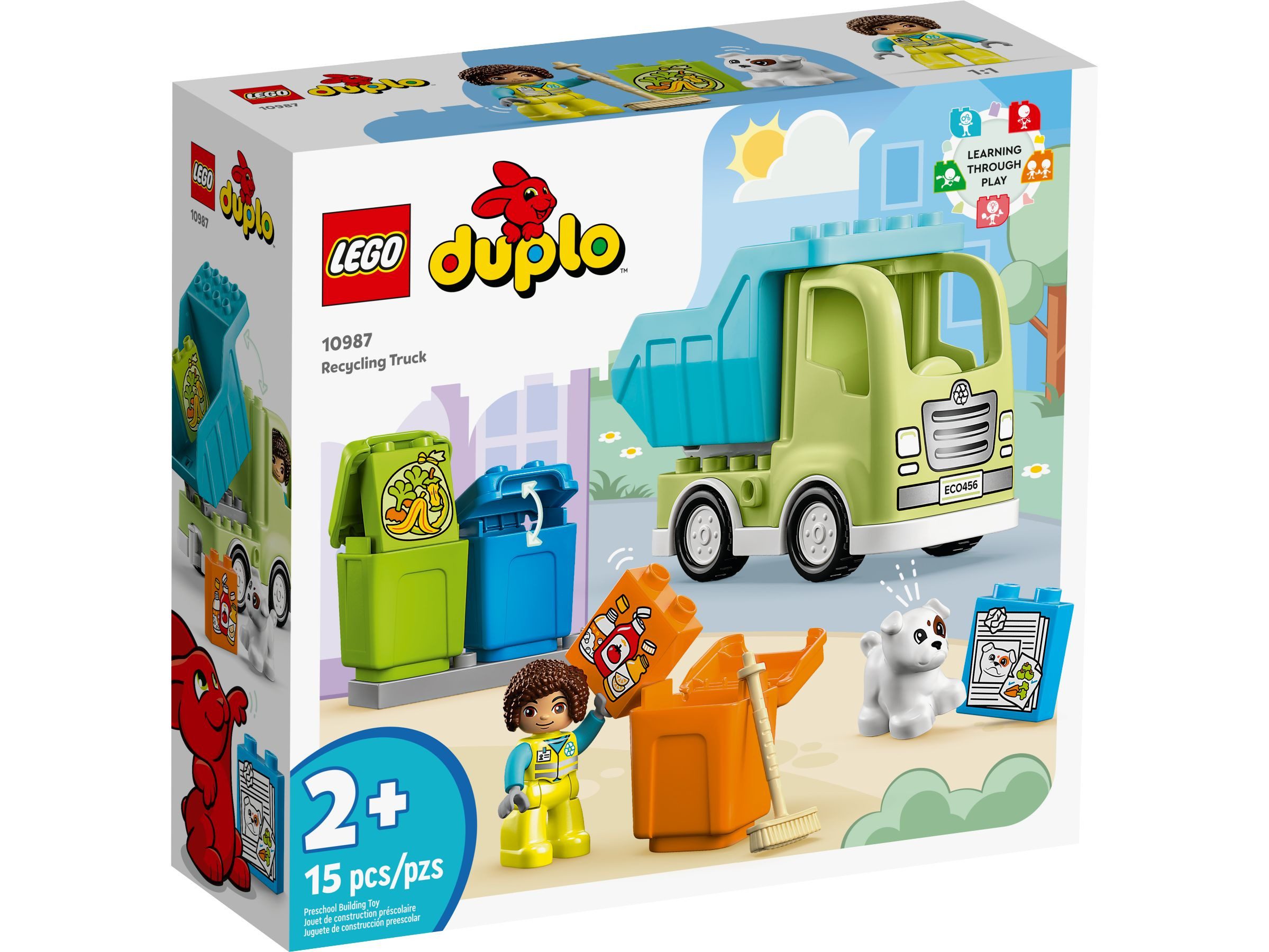 LEGO® LEGO® Duplo 10987 Recycling-LKW Konstruktionsspielsteine, (15 St) günstig online kaufen