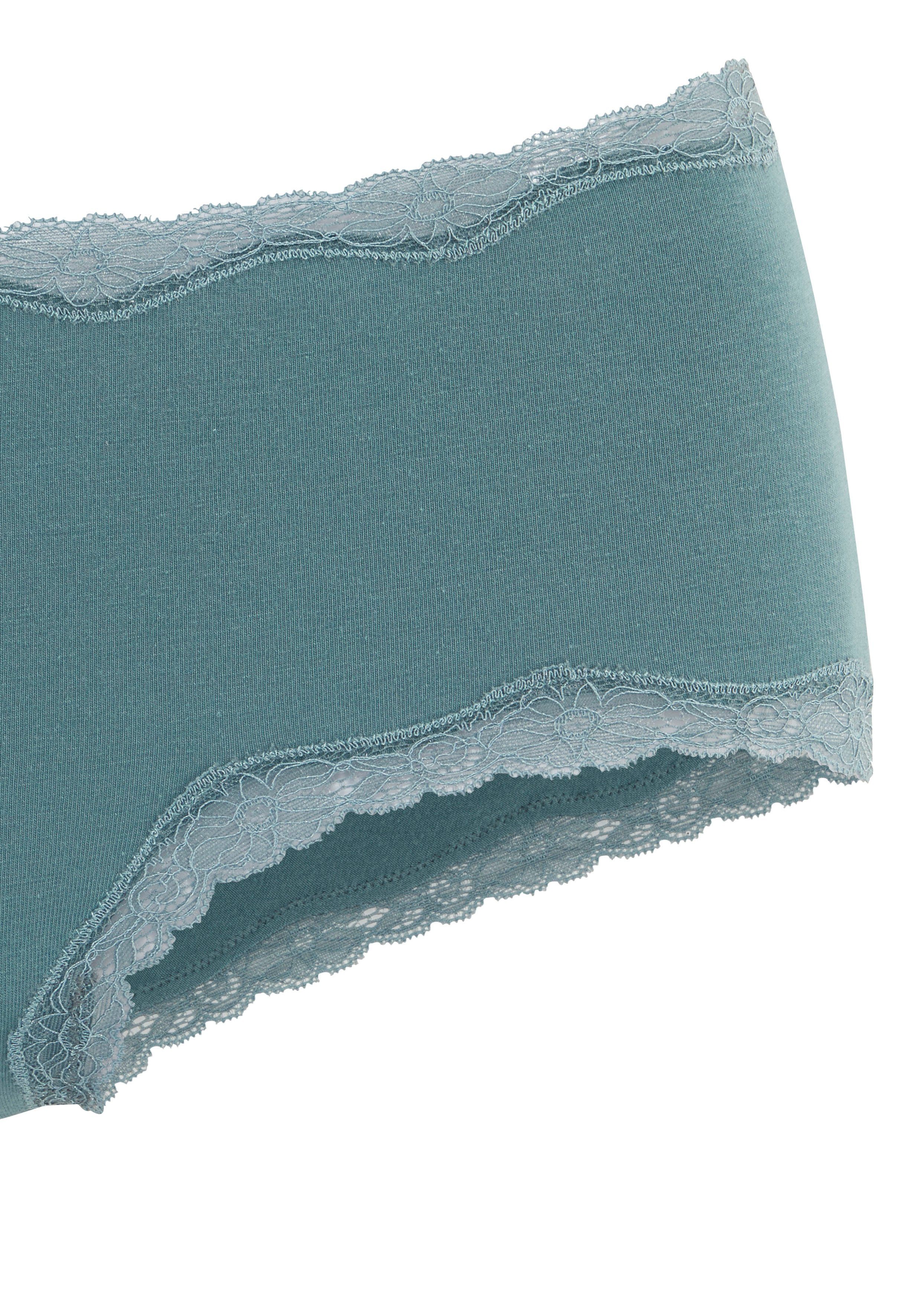 Vivance Panty (5er-Pack) aus elastischer Baumwolle, unifarbene Optik