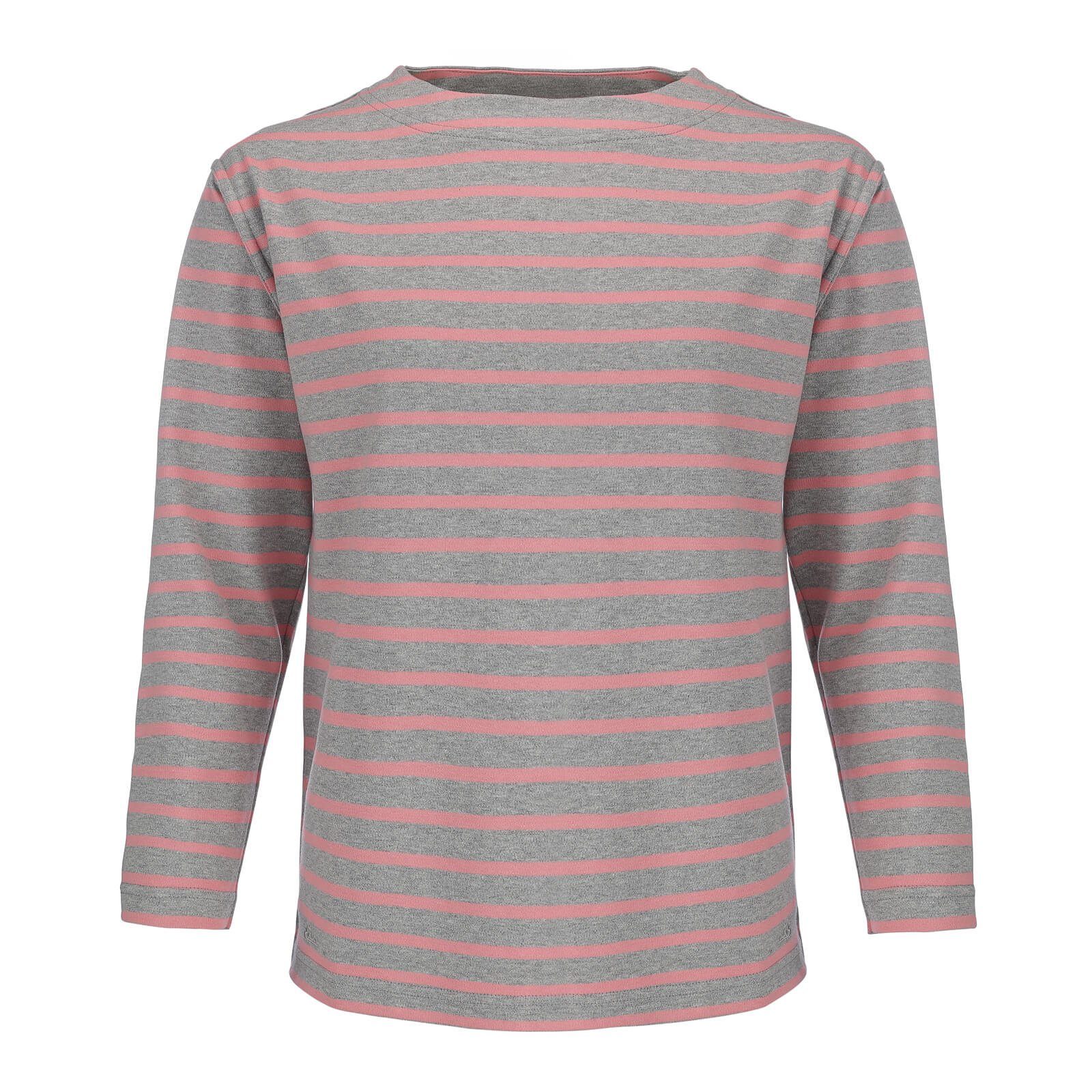 modAS Langarmshirt Damen Bretonisches Shirt U-Boot Ausschnitt - Ringelshirt günstig online kaufen