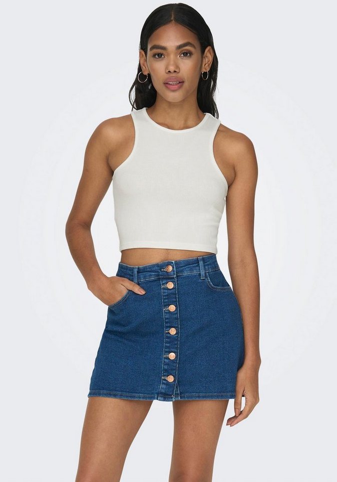 ONLY Tanktop ONLBELIA S/L CROP TOP BOX JRS