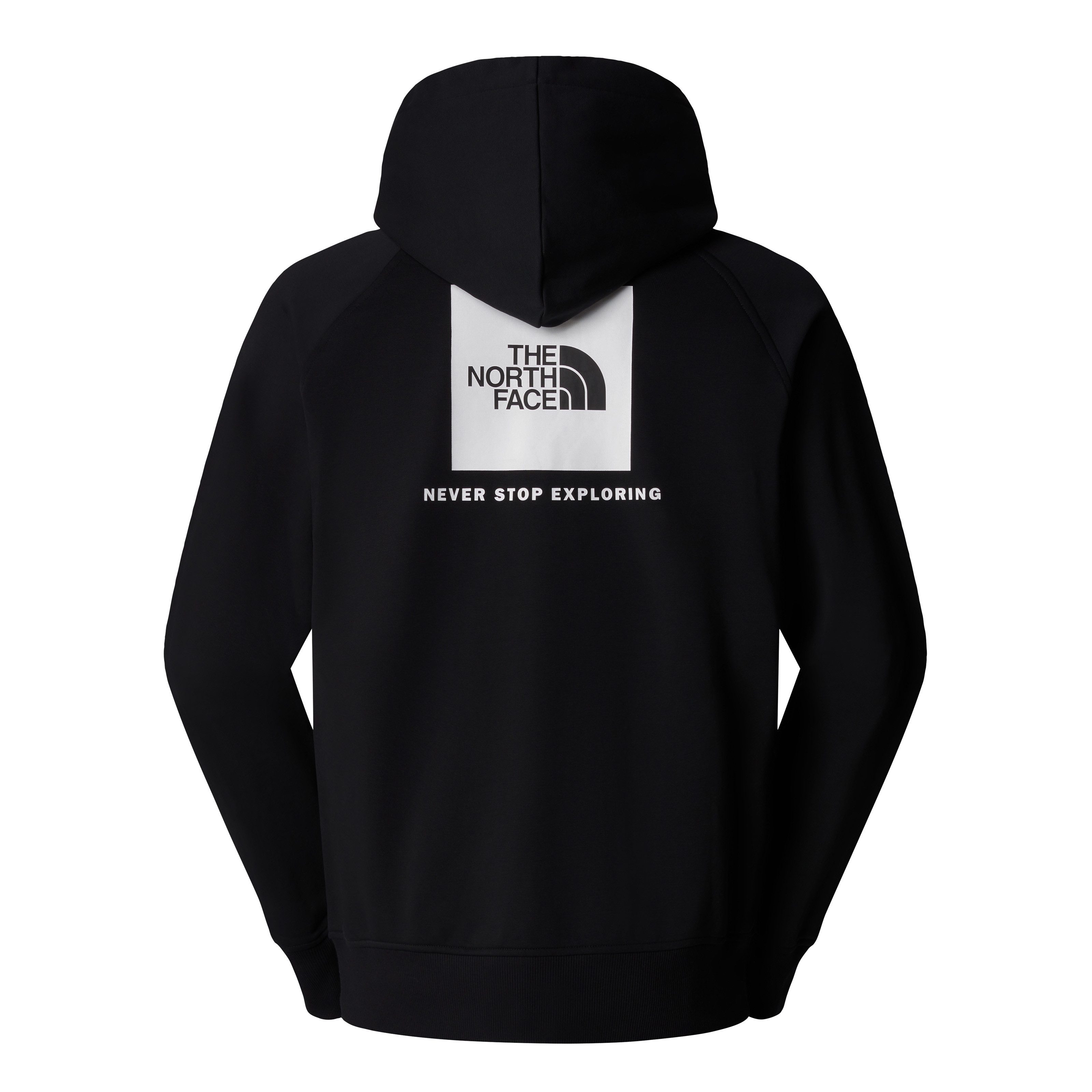 The North Face Kapuzensweatshirt RAGLAN REDBOX HOODIE mit Ton in Ton Fütterung, aus Baumwolle und Polyester, pflegeleicht