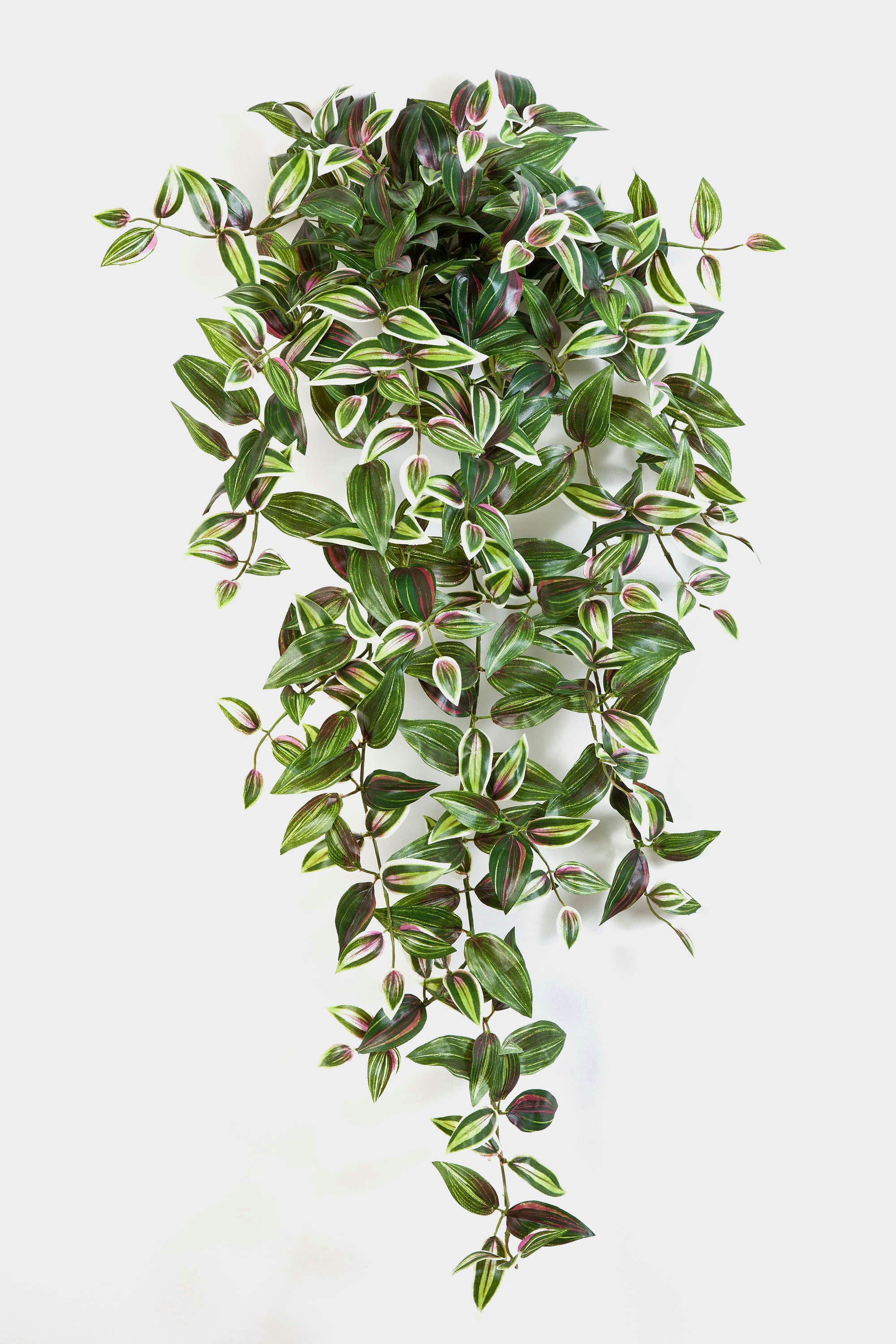 Künstliche Zimmerpflanze Kunst Tradescantia Zebrina Pancho, 355 Blätter, grün-lila, 95cm Tradescantia (Tradescantia zebrina), artplants, Höhe 95.0 cm
