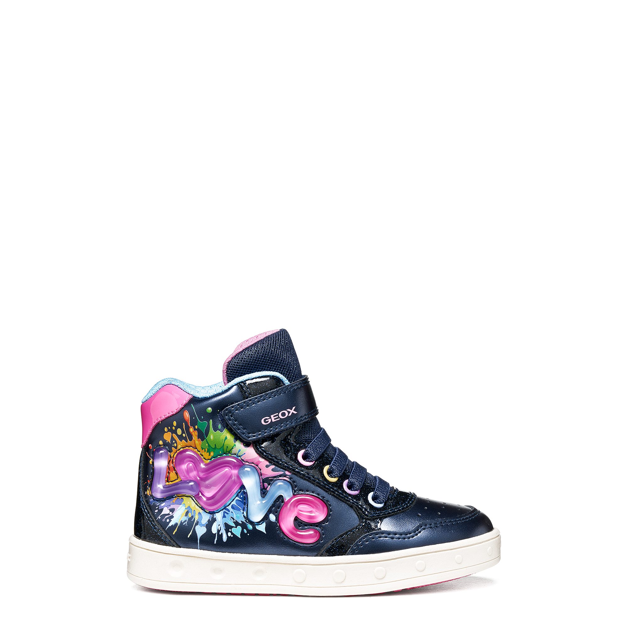 Geox GEOX SKYLIN, Boots, Blau, kombiniert, Kinder Stiefel