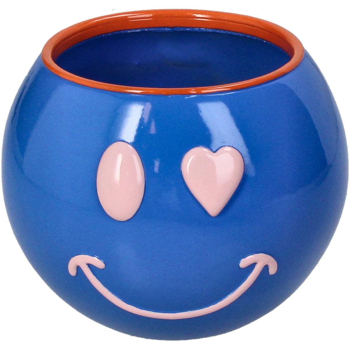 Kersten BV Blumentopf Smiley Blumentopf/ Behälter Blau